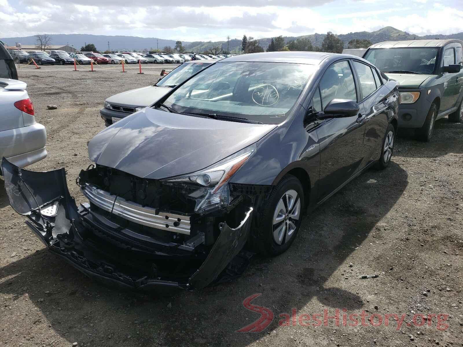 JTDKBRFU7J3598007 2018 TOYOTA PRIUS