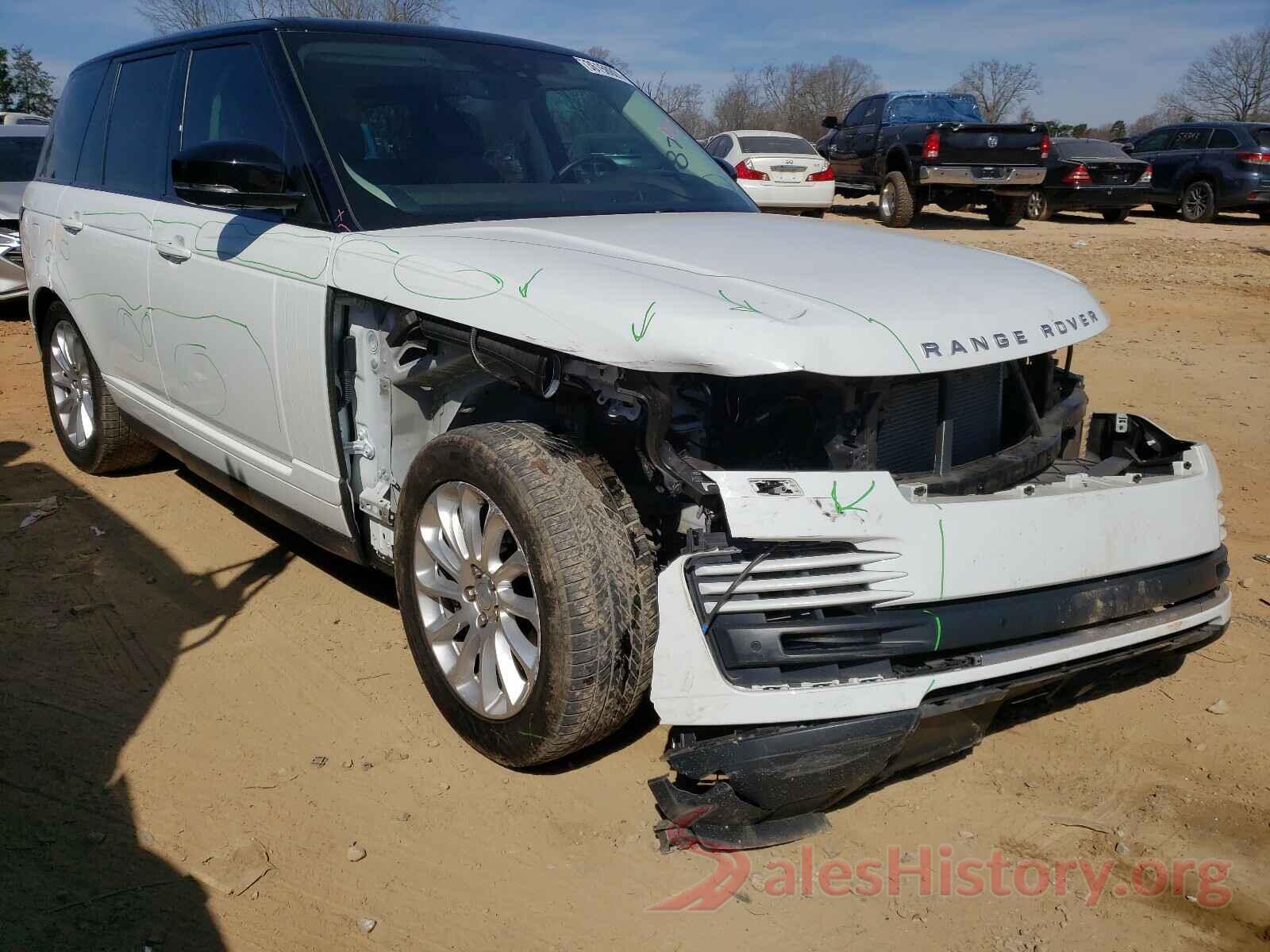 SALGS2SV1JA500587 2018 LAND ROVER RANGEROVER