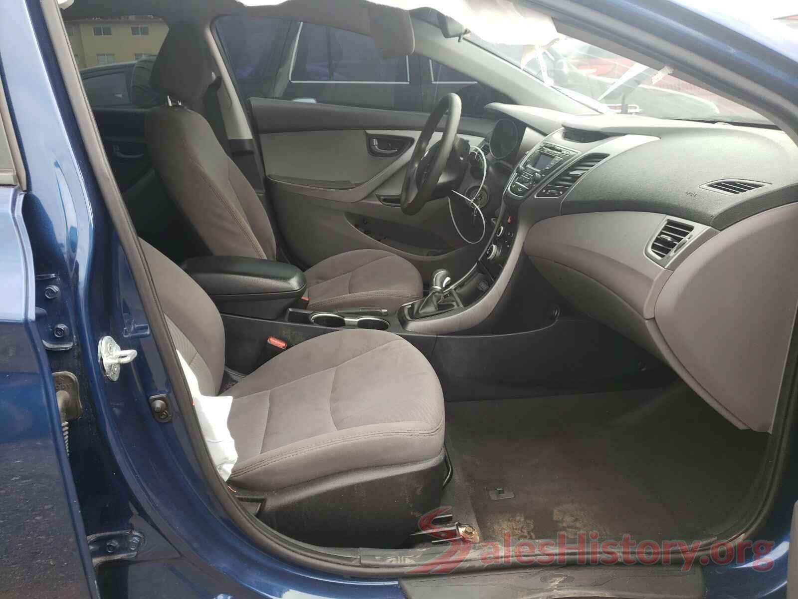 5NPDH4AE4GH701083 2016 HYUNDAI ELANTRA