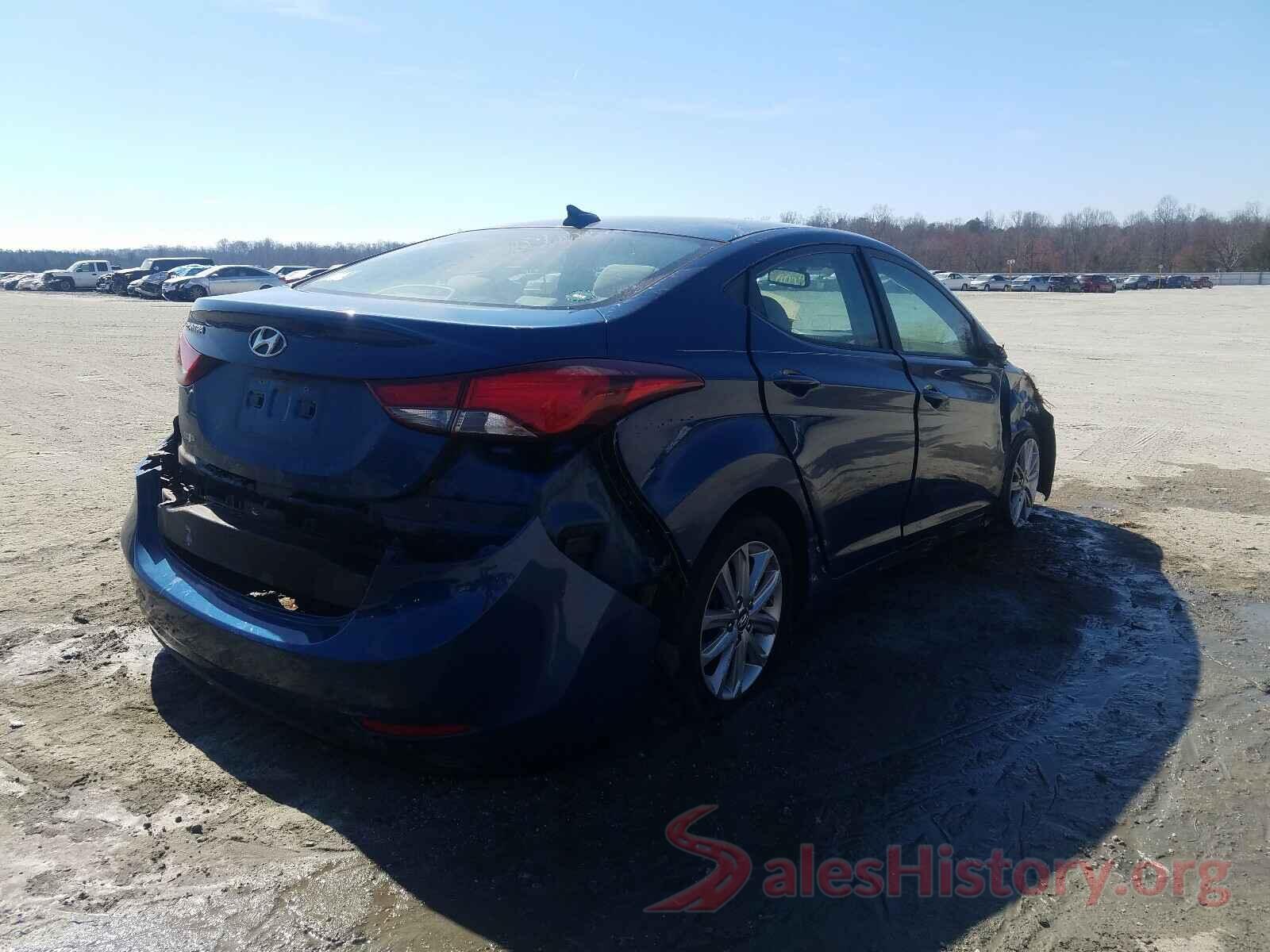 KMHDH4AEXGU598950 2016 HYUNDAI ELANTRA