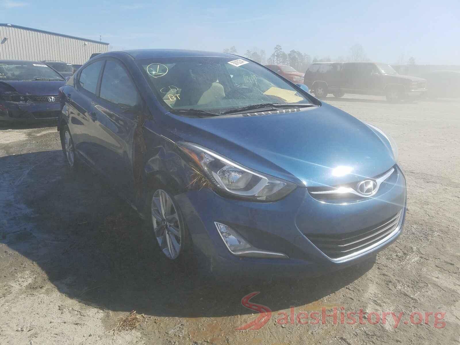 KMHDH4AEXGU598950 2016 HYUNDAI ELANTRA