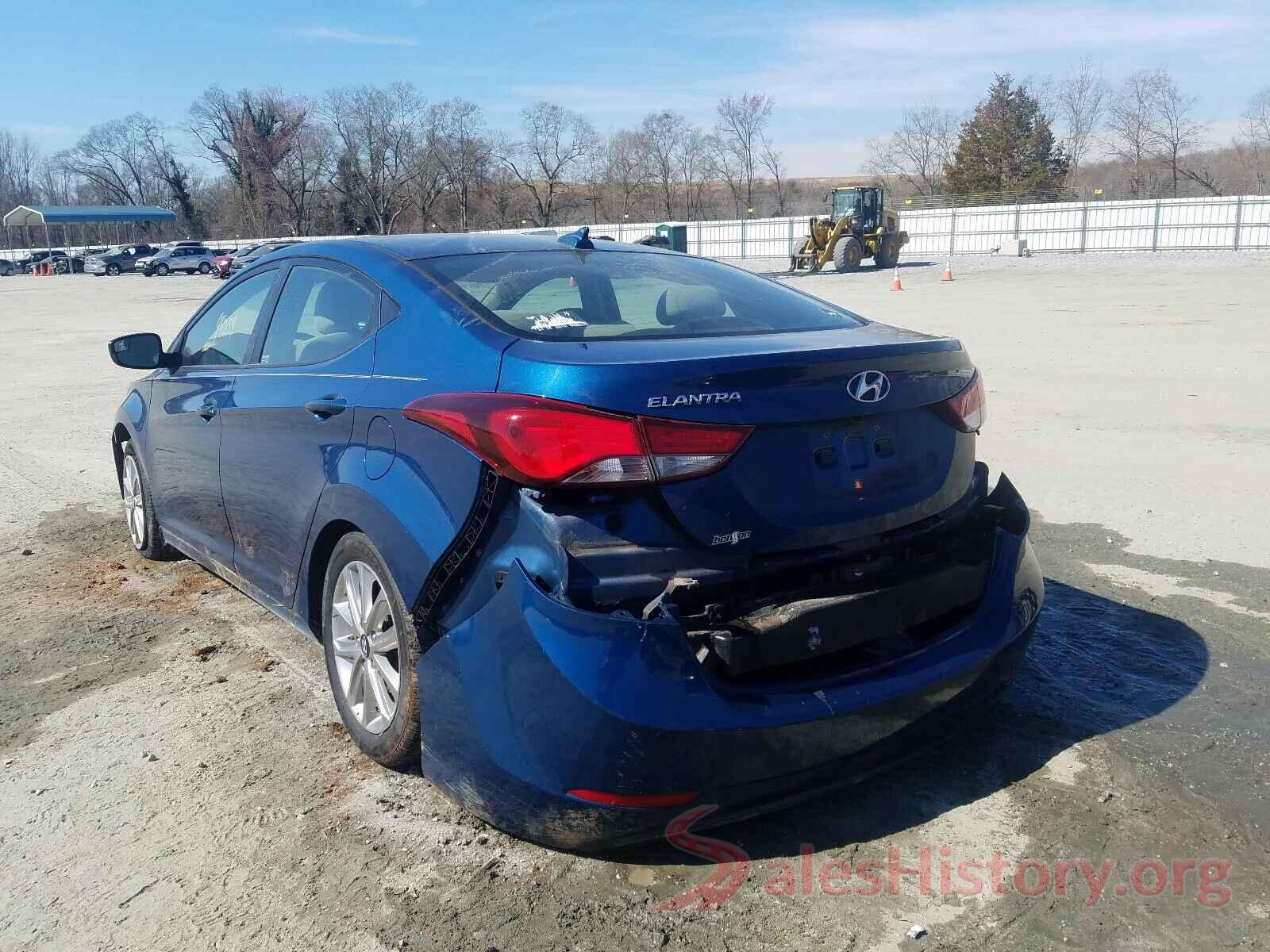 KMHDH4AEXGU598950 2016 HYUNDAI ELANTRA