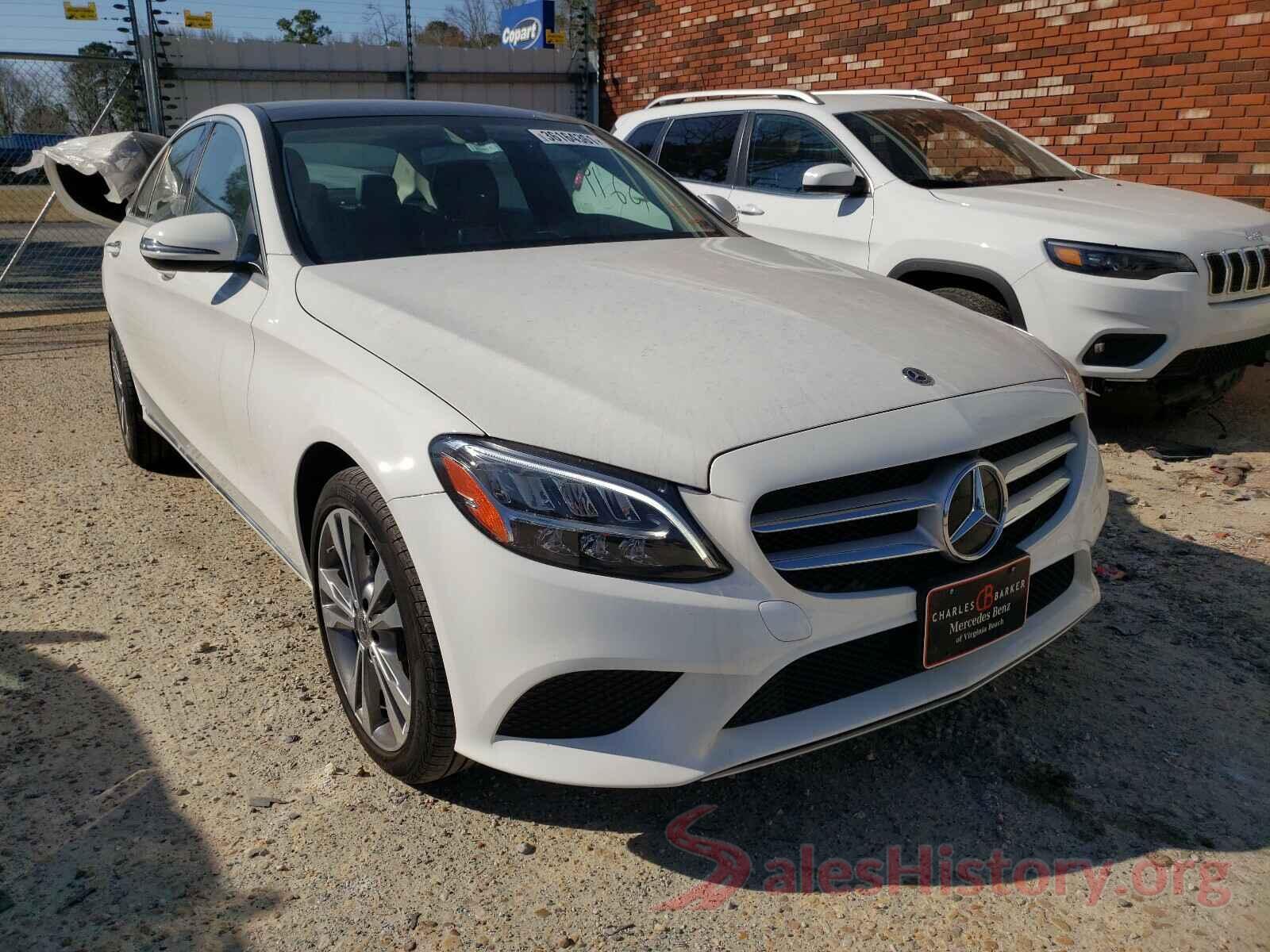 55SWF8EB5KU300315 2019 MERCEDES-BENZ C CLASS