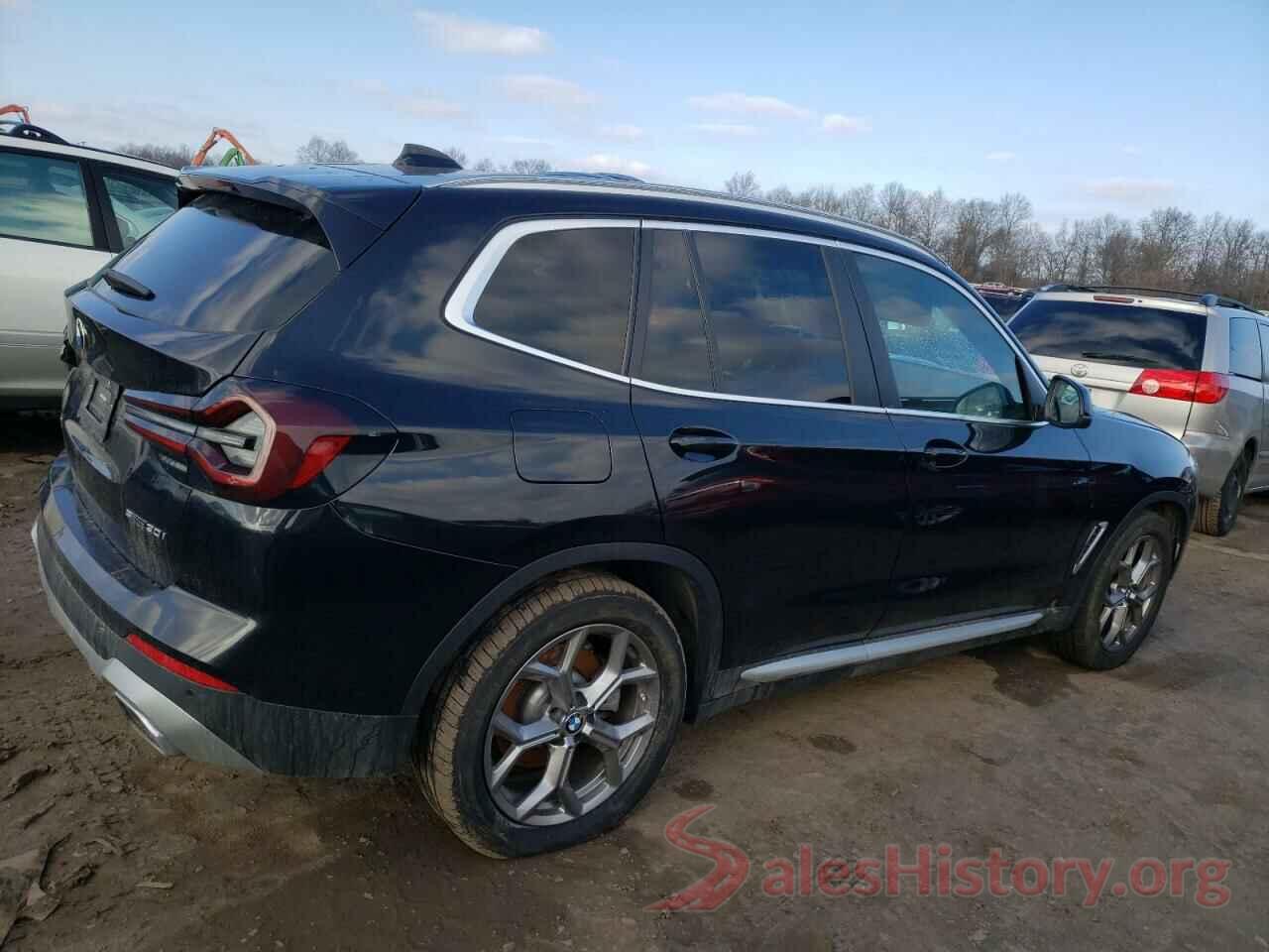 5UX43DP04N9N17261 2022 BMW X3