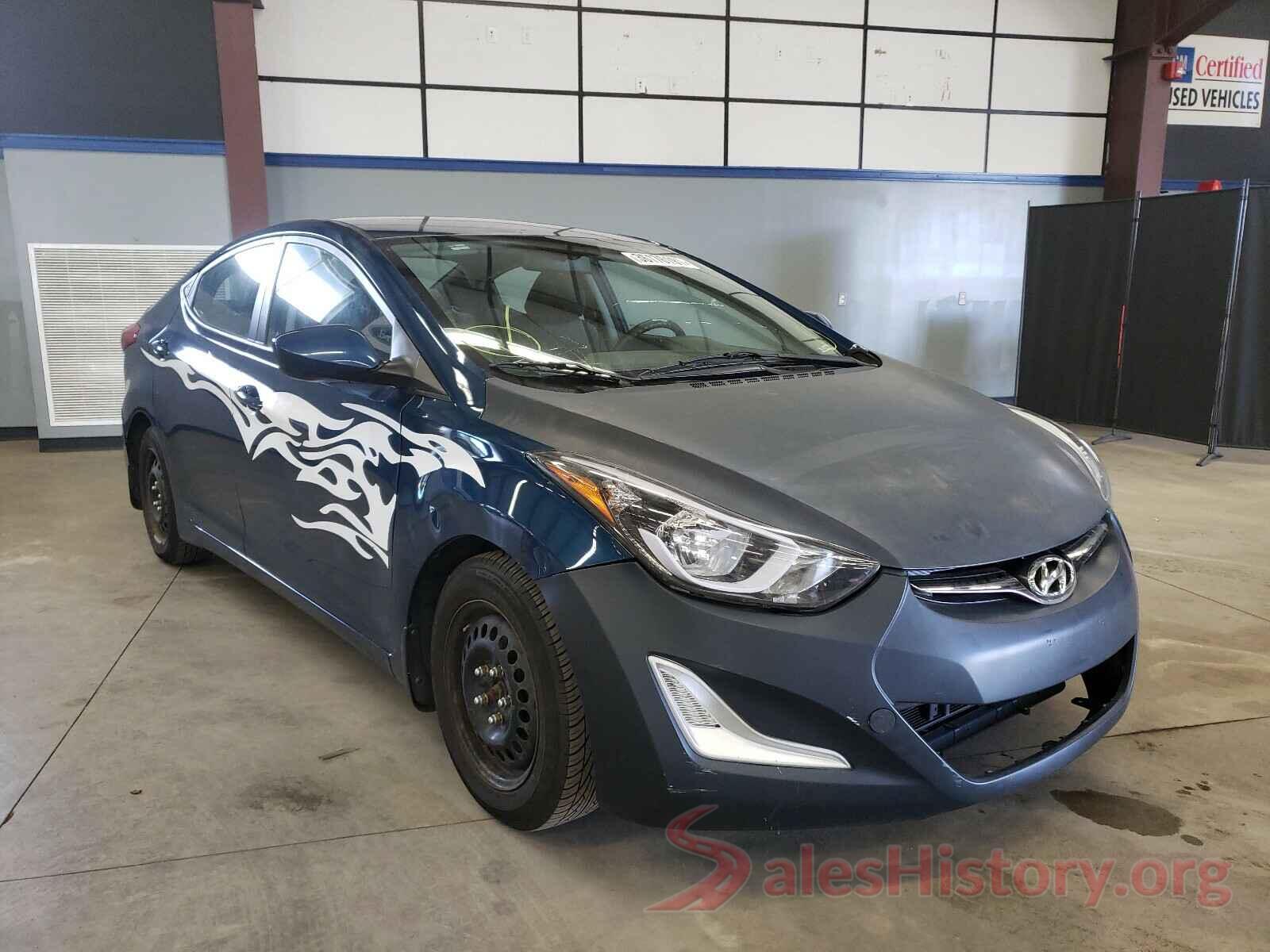 KMHDH4AE6GU532606 2016 HYUNDAI ELANTRA