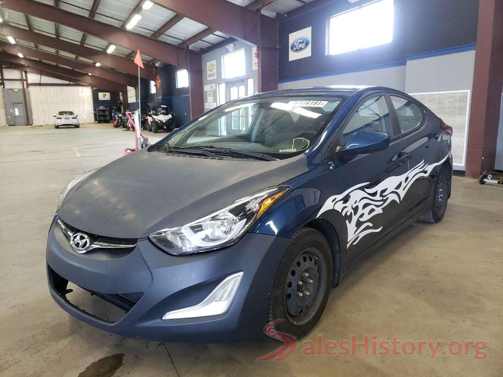 KMHDH4AE6GU532606 2016 HYUNDAI ELANTRA