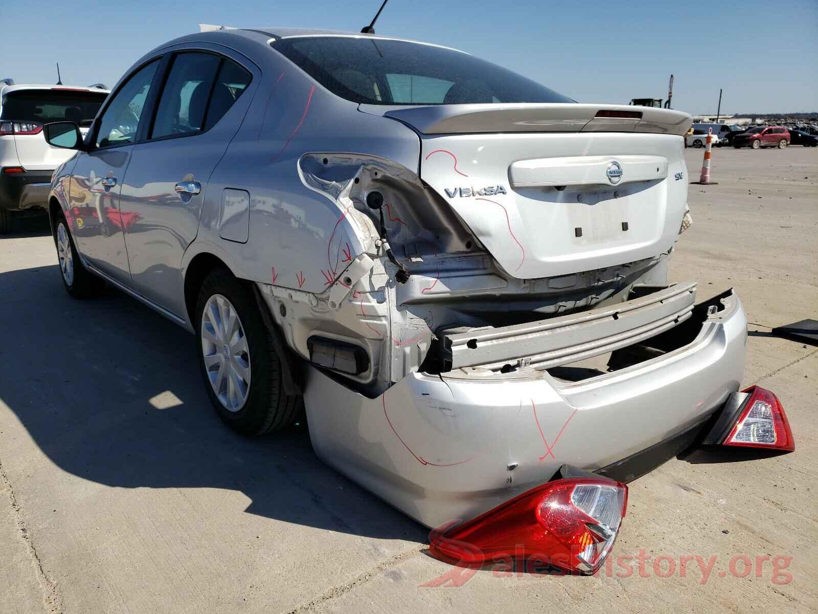 3N1CN7AP6KL856320 2019 NISSAN VERSA