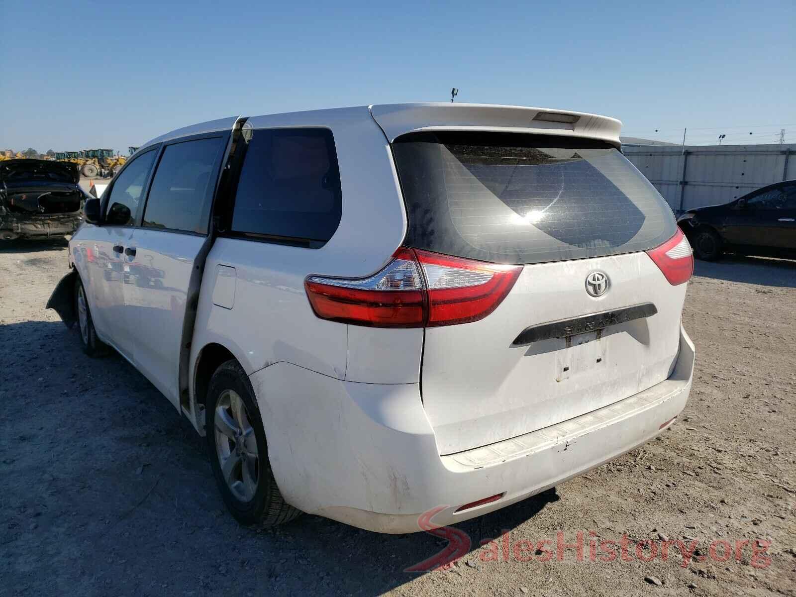 5TDZZ3DC2HS776142 2017 TOYOTA SIENNA