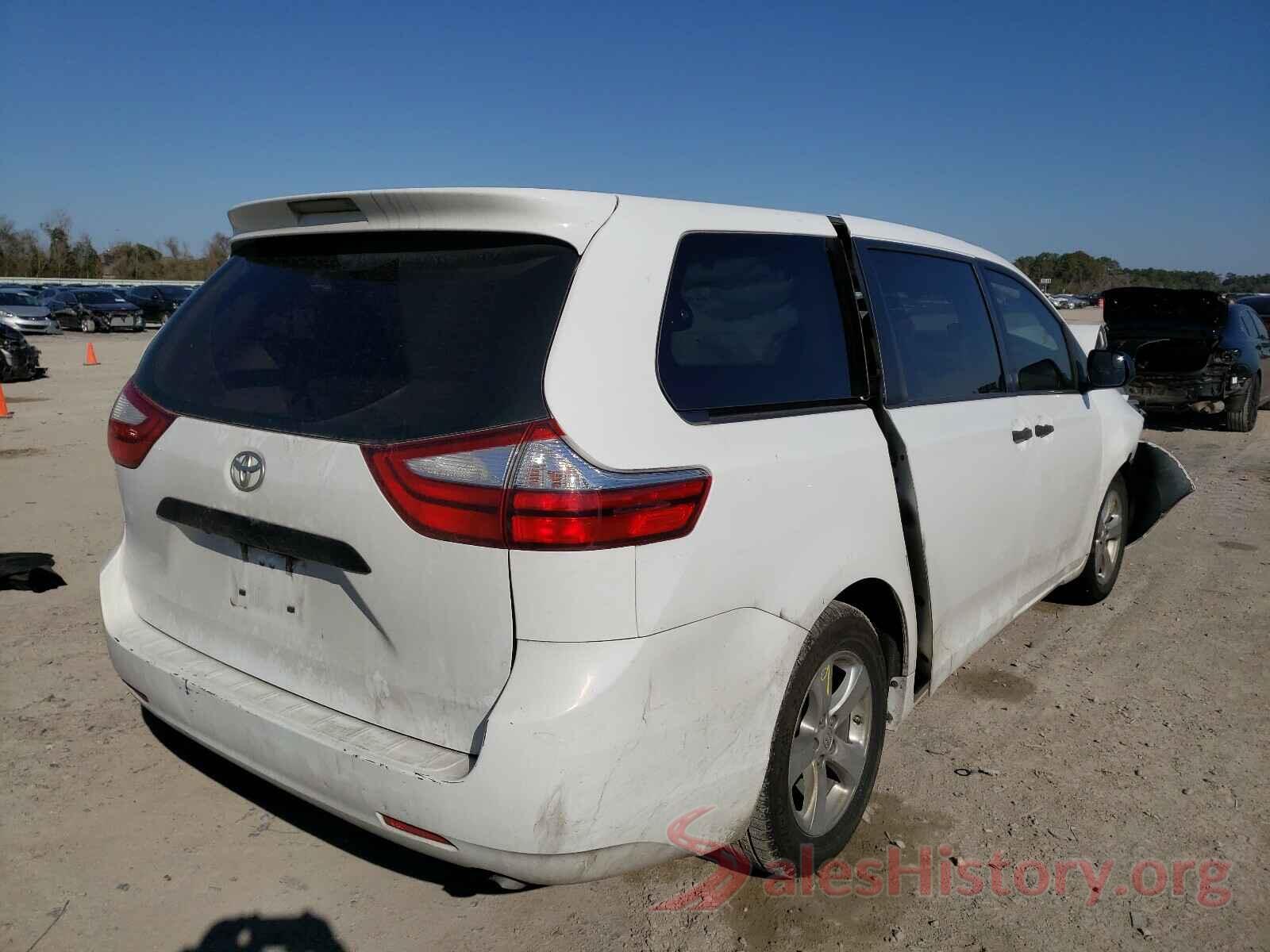 5TDZZ3DC2HS776142 2017 TOYOTA SIENNA