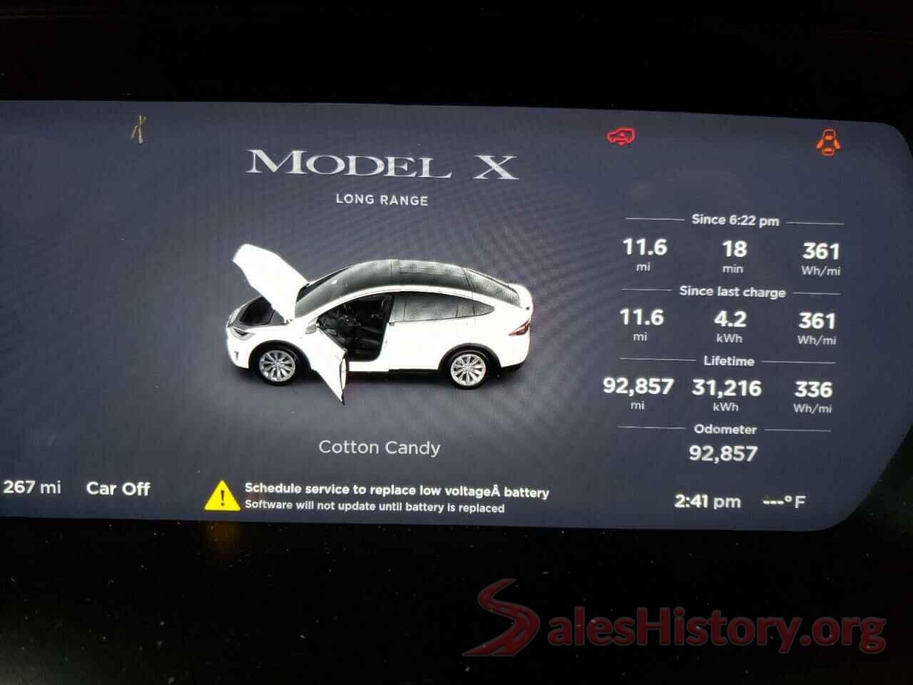 5YJXCAE27KF181964 2019 TESLA MODEL X