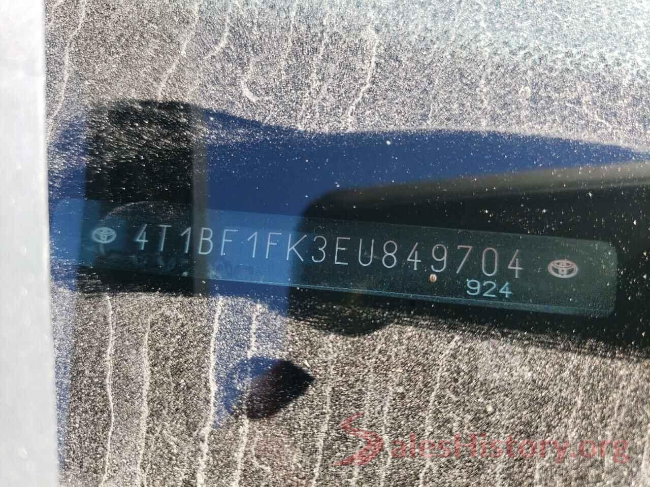 4T1BF1FK3EU849704 2014 TOYOTA CAMRY