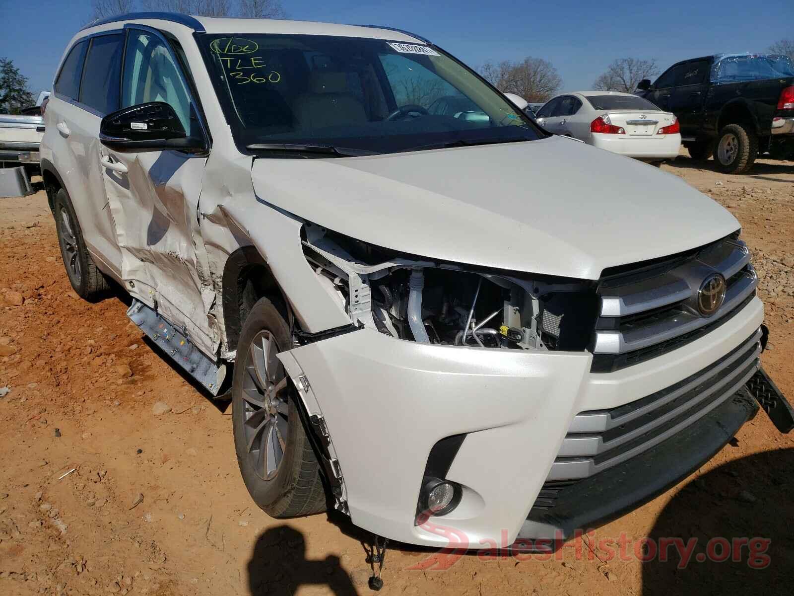 5TDKZRFH1JS547681 2018 TOYOTA HIGHLANDER