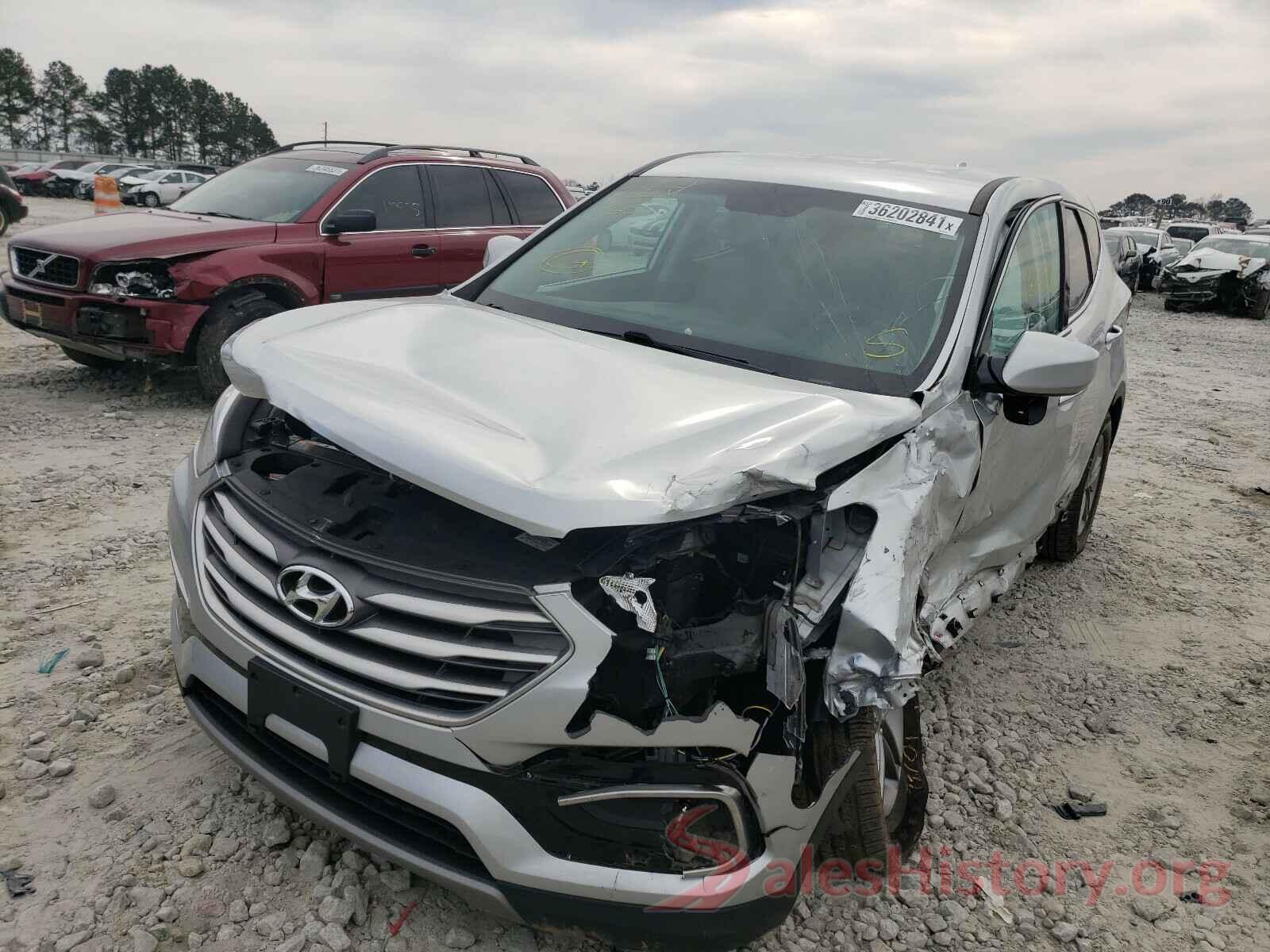 5XYZT3LB3HG433444 2017 HYUNDAI SANTA FE