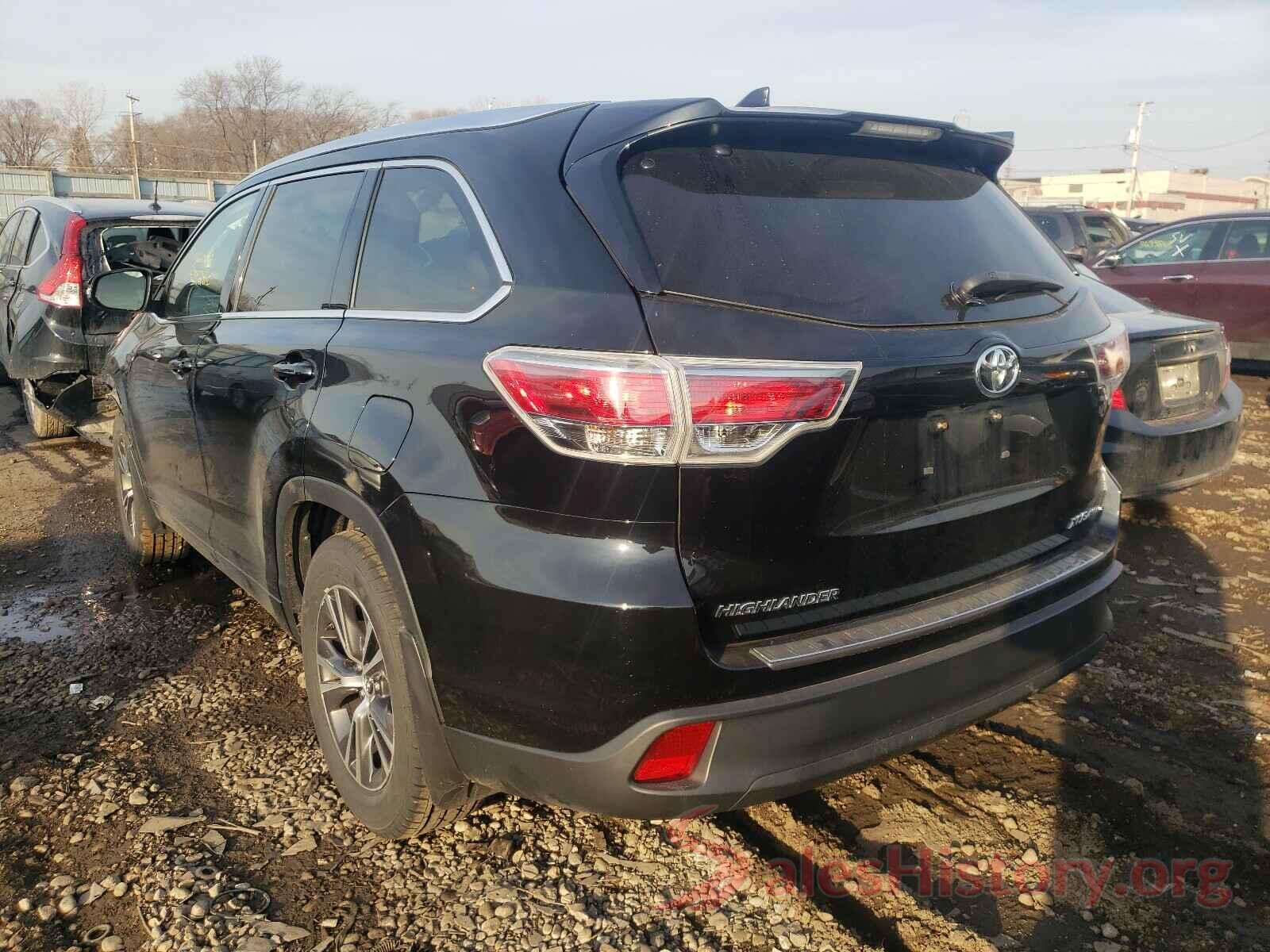 5TDJKRFH1GS290269 2016 TOYOTA HIGHLANDER