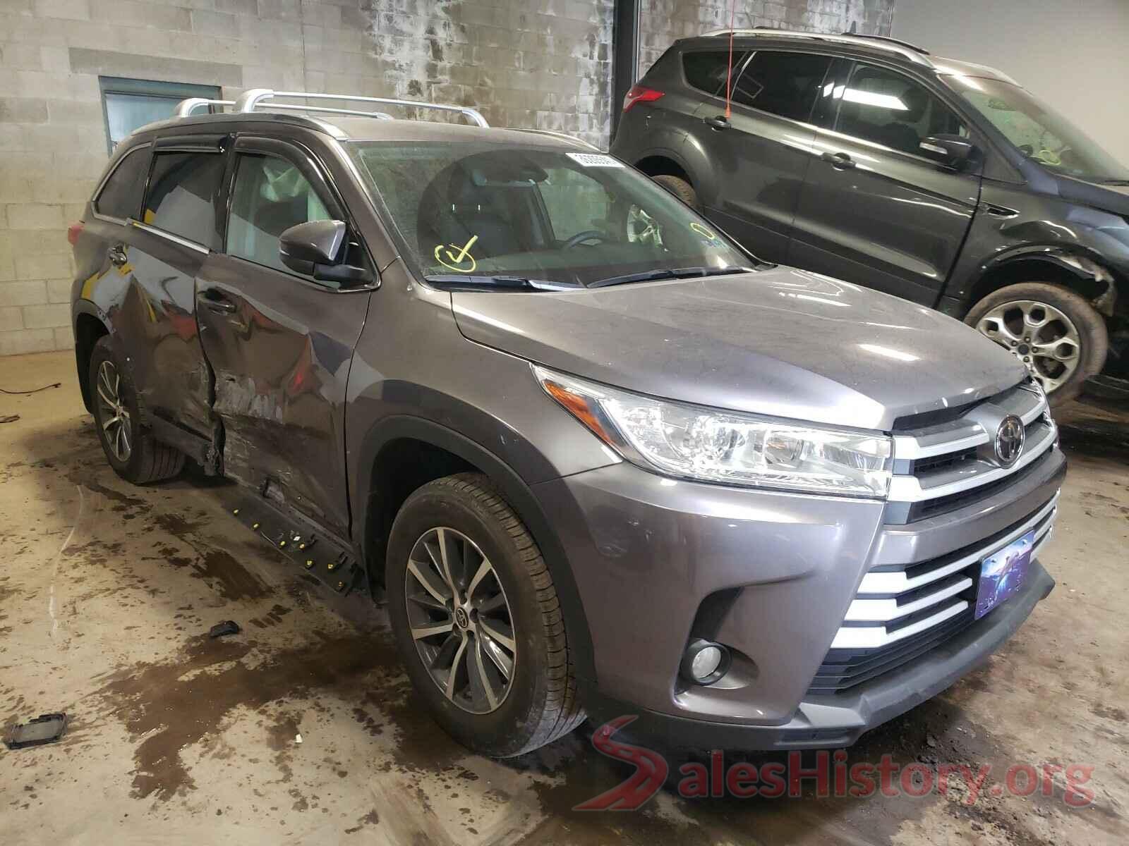 5TDJZRFH1KS626507 2019 TOYOTA HIGHLANDER