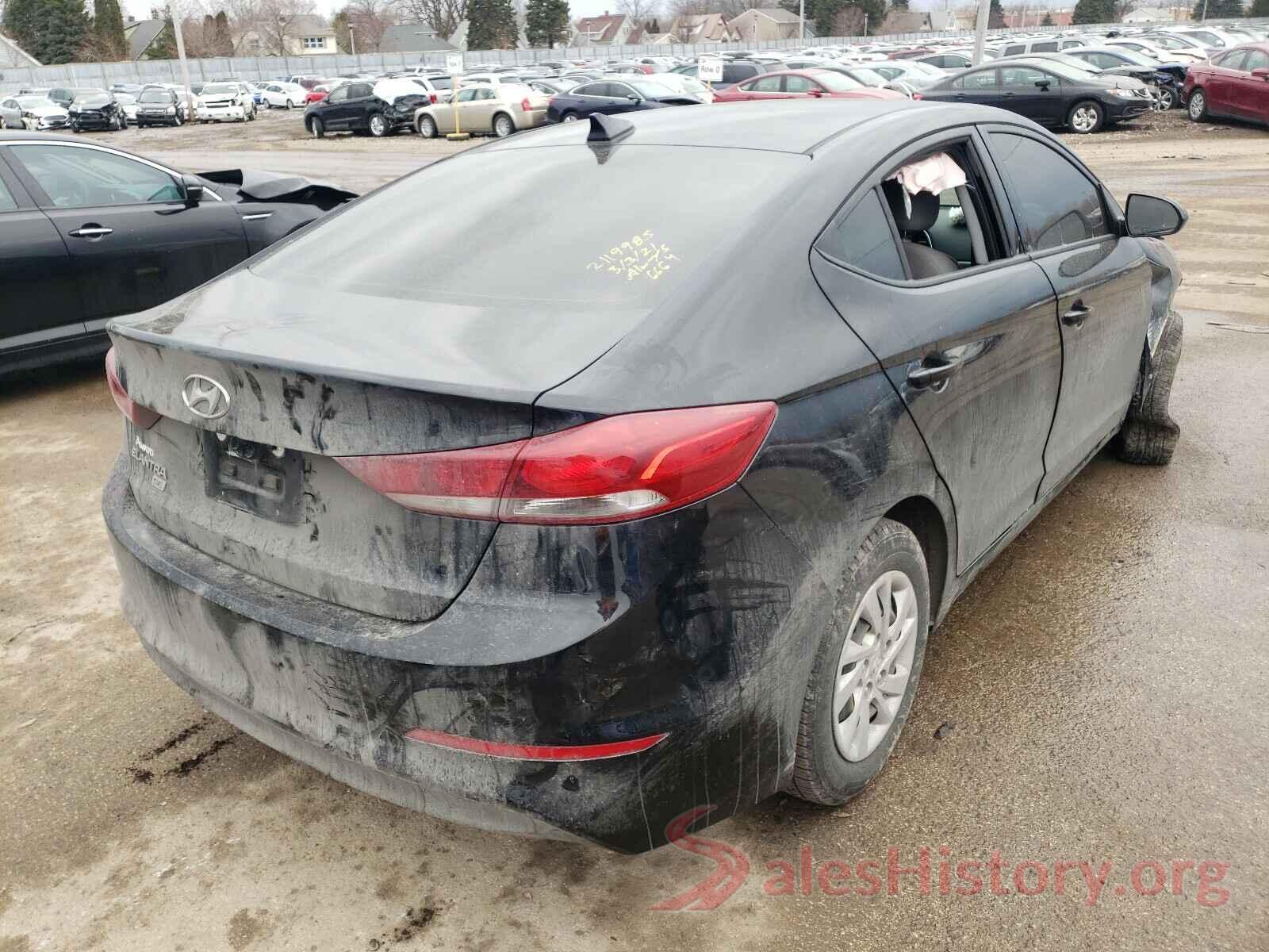 5NPD74LF8HH166267 2017 HYUNDAI ELANTRA