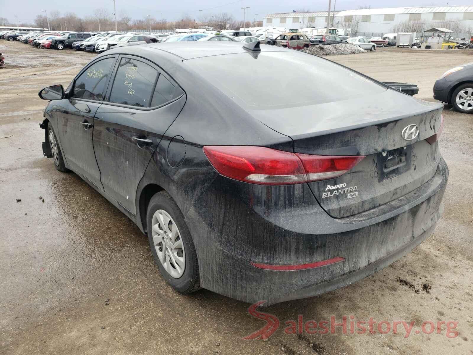 5NPD74LF8HH166267 2017 HYUNDAI ELANTRA