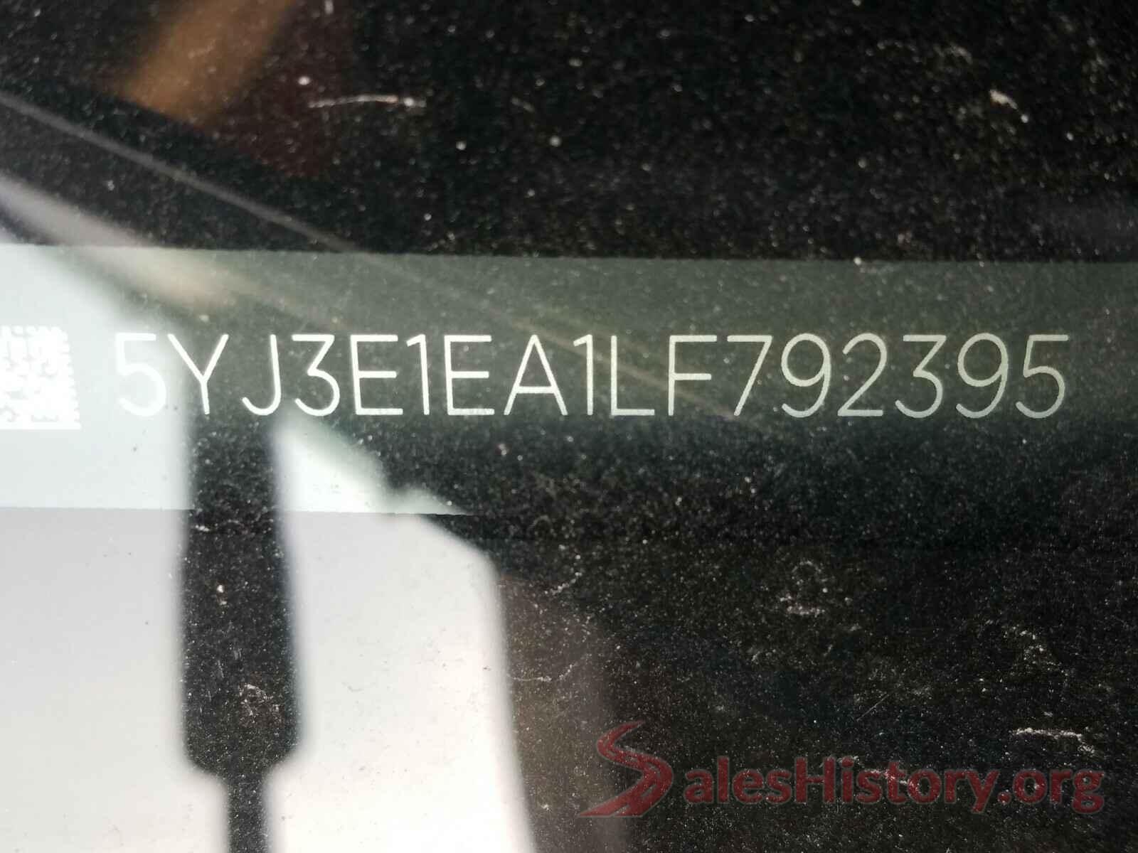 5YJ3E1EA1LF792395 2020 TESLA MODEL 3