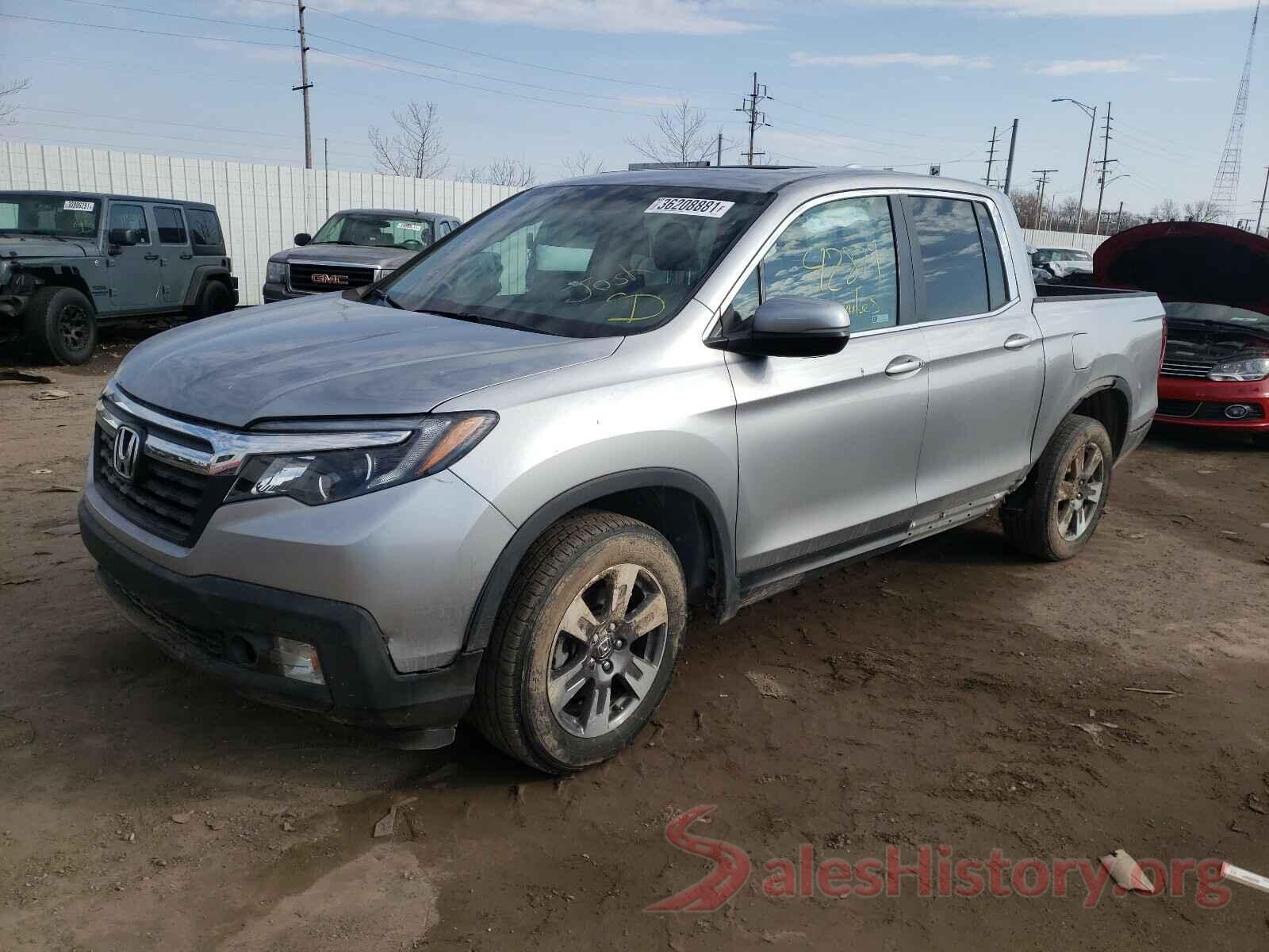 5FPYK3F57KB041089 2019 HONDA RIDGELINE