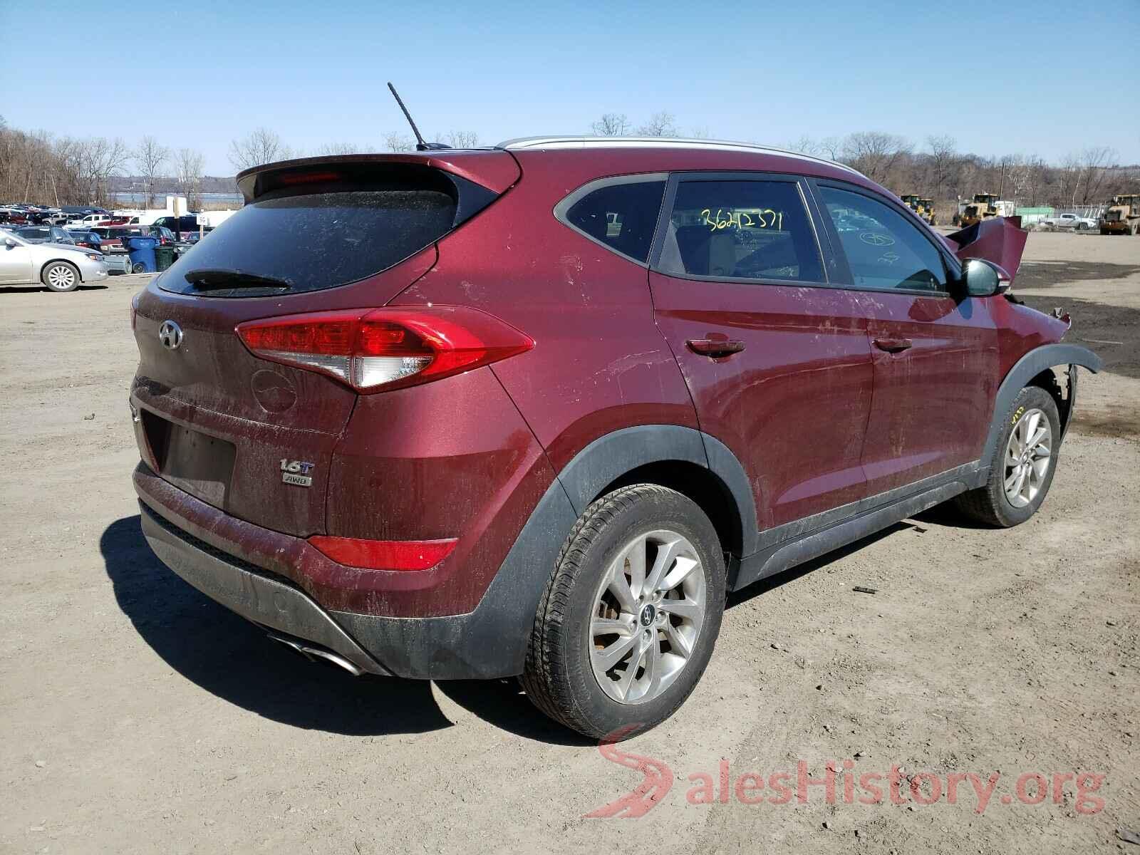 KM8J3CA2XGU191390 2016 HYUNDAI TUCSON