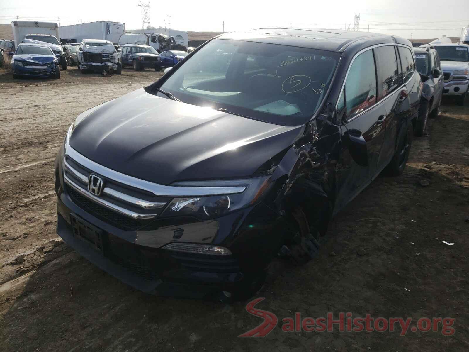 5FNYF6H59GB037838 2016 HONDA PILOT