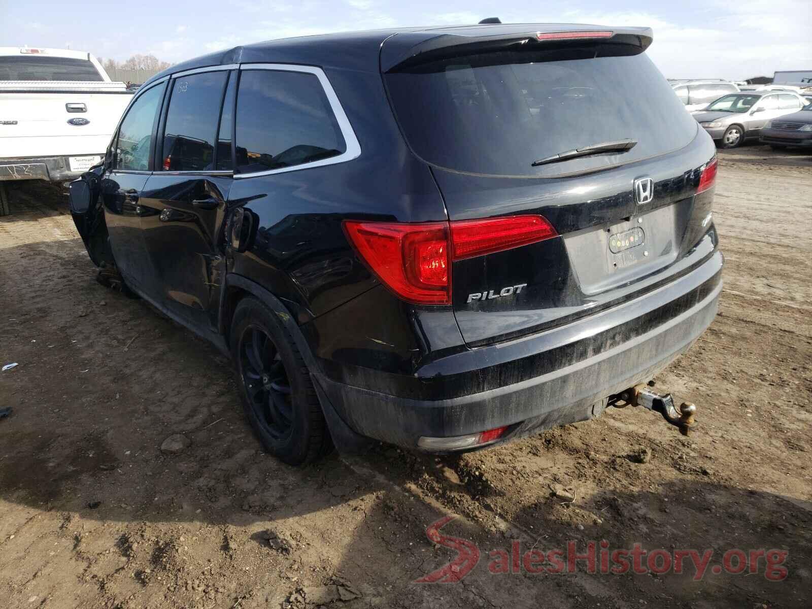 5FNYF6H59GB037838 2016 HONDA PILOT