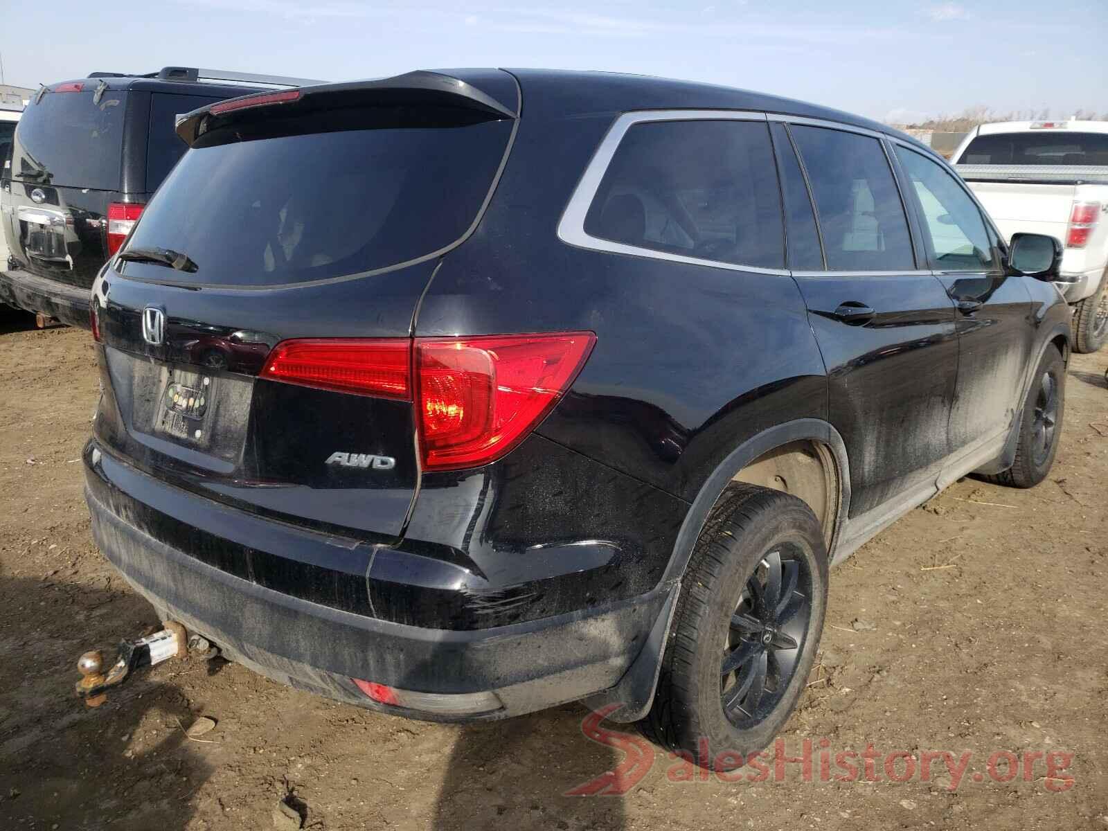 5FNYF6H59GB037838 2016 HONDA PILOT