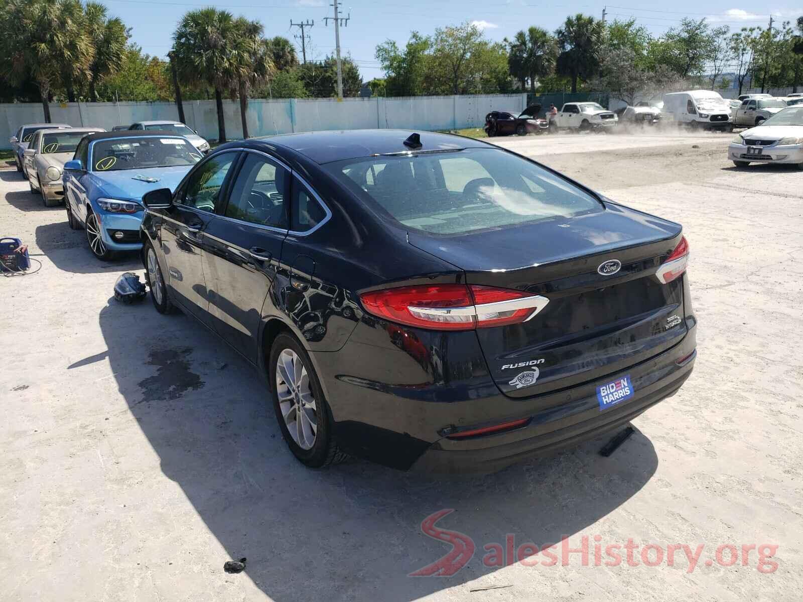 3FA6P0MU5KR137270 2019 FORD FUSION