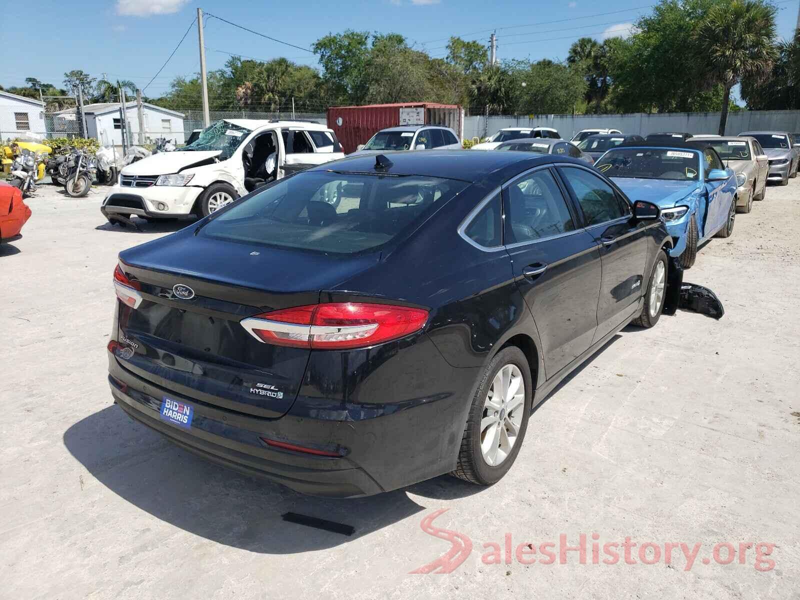 3FA6P0MU5KR137270 2019 FORD FUSION