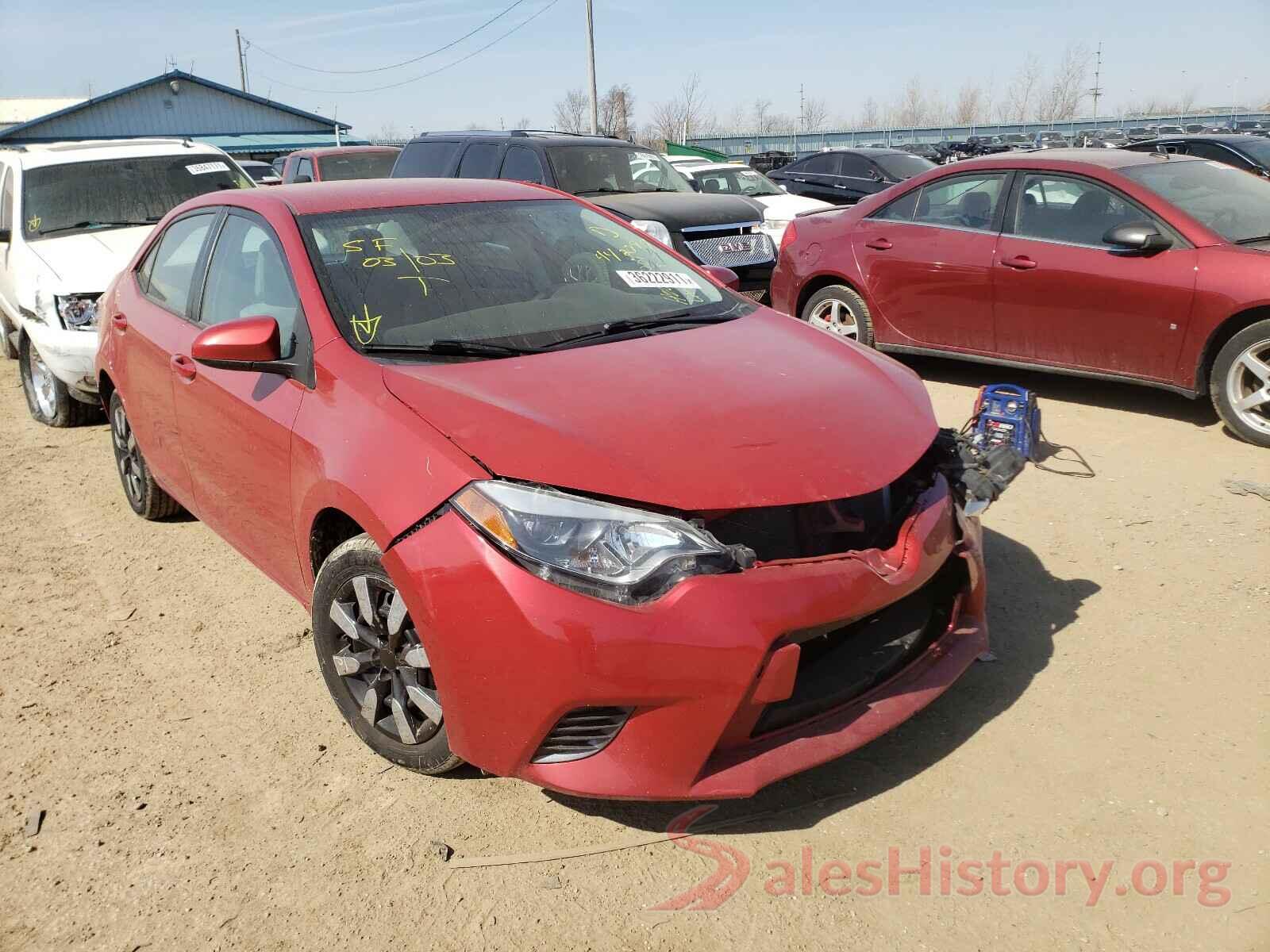 5YFBURHE0GP442794 2016 TOYOTA COROLLA