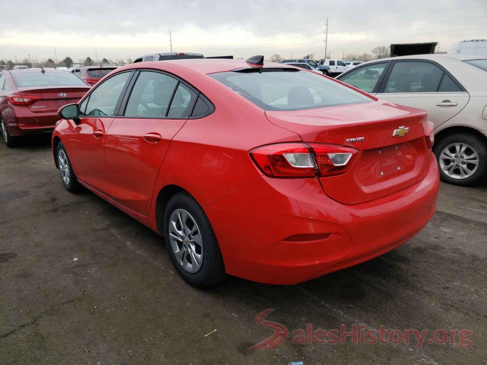 1G1BJ5SM0K7102565 2019 CHEVROLET CRUZE