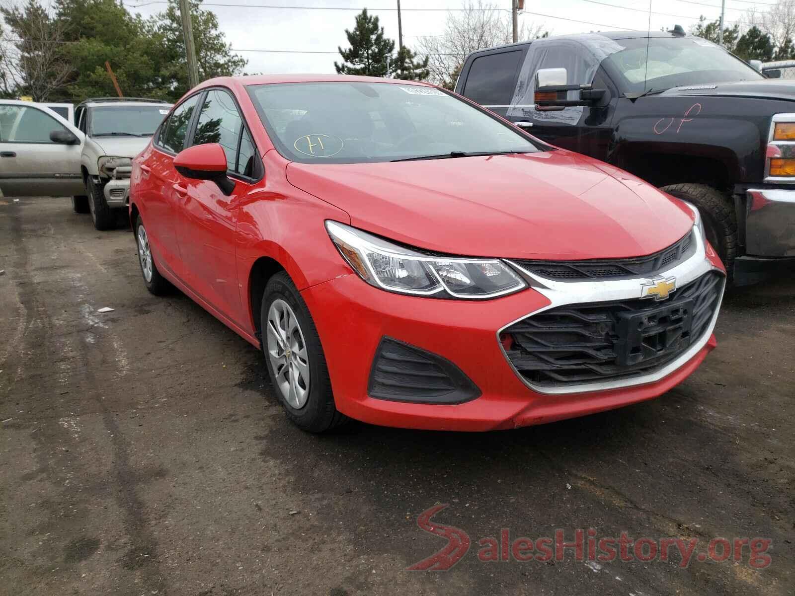 1G1BJ5SM0K7102565 2019 CHEVROLET CRUZE