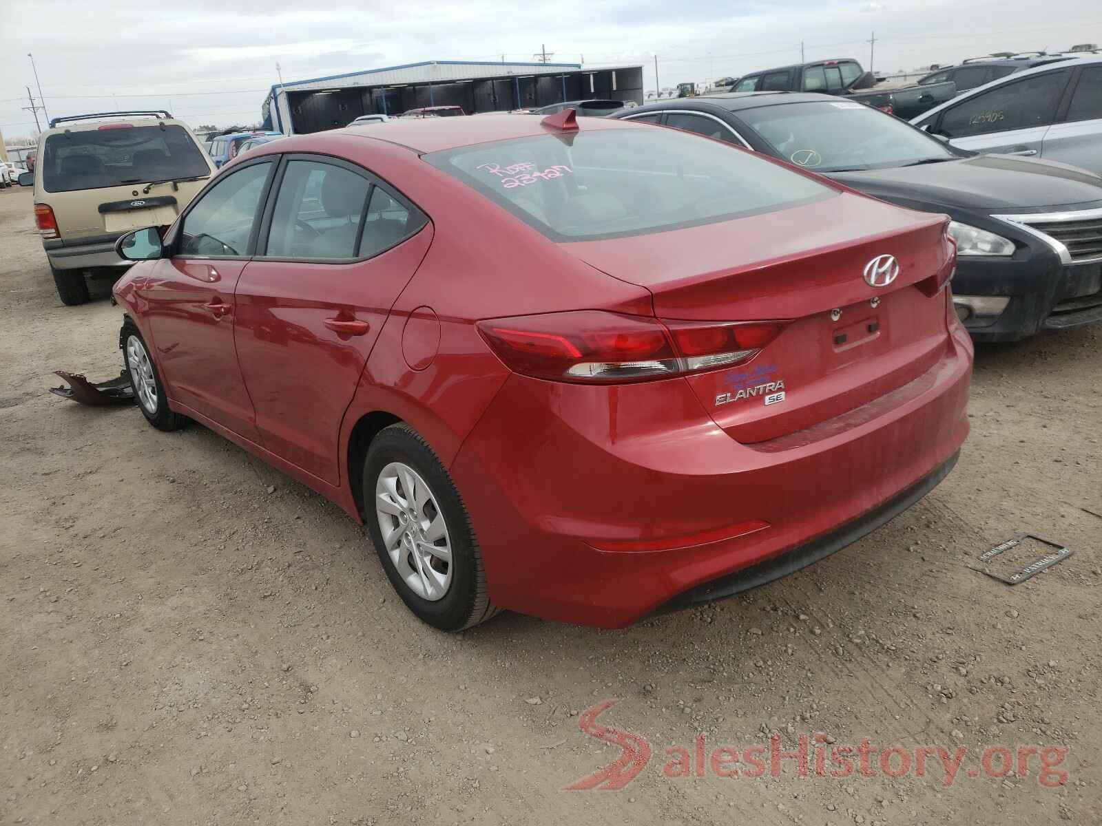 5NPD74LF3HH191805 2017 HYUNDAI ELANTRA