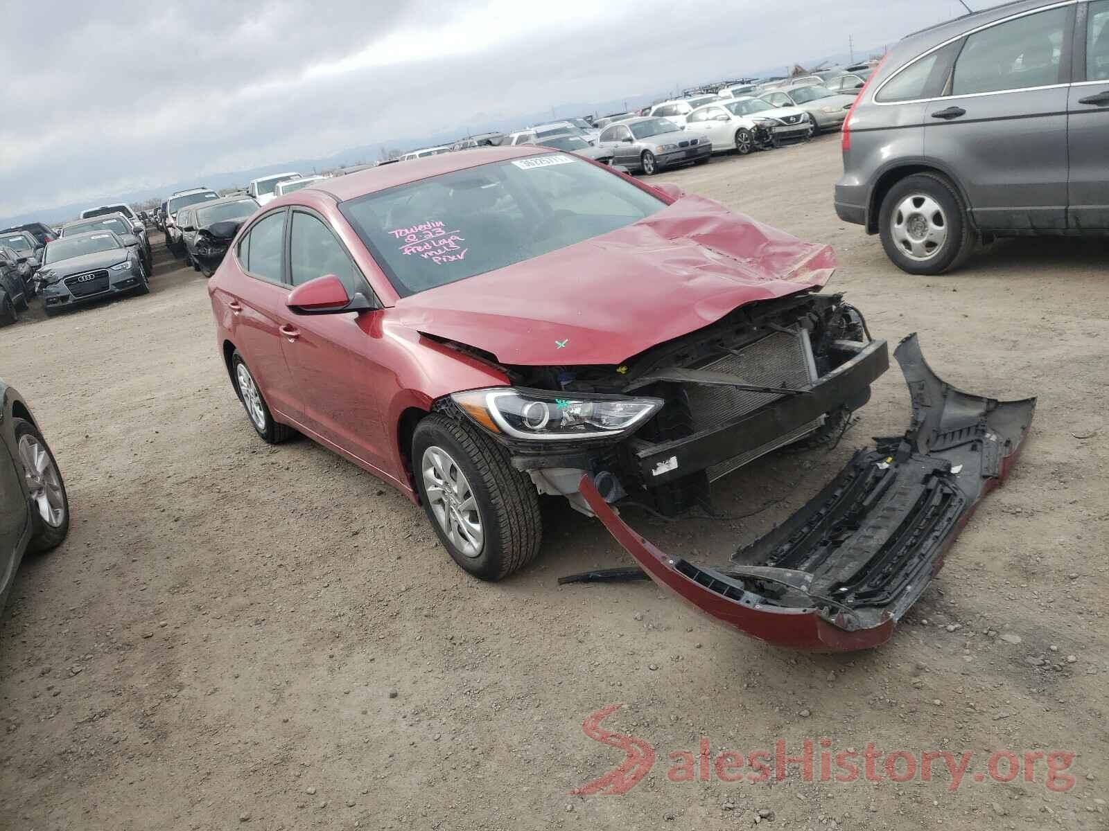 5NPD74LF3HH191805 2017 HYUNDAI ELANTRA