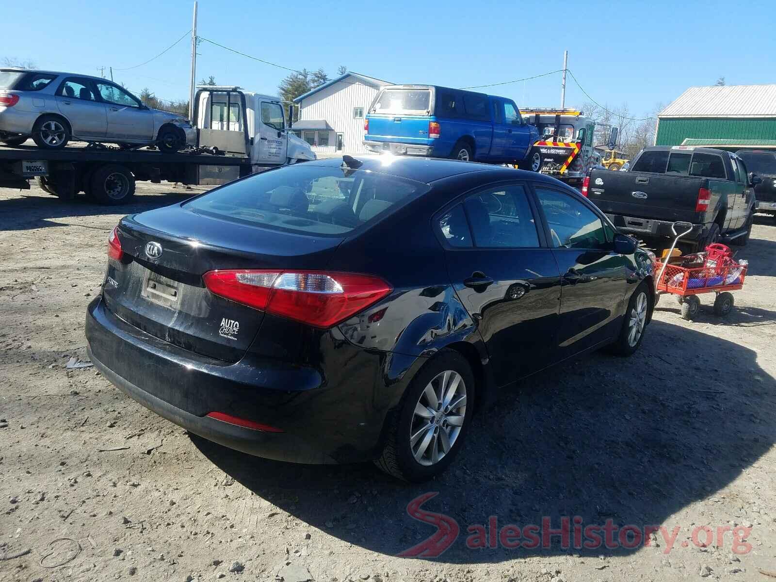 KNAFX4A65G5507809 2016 KIA FORTE