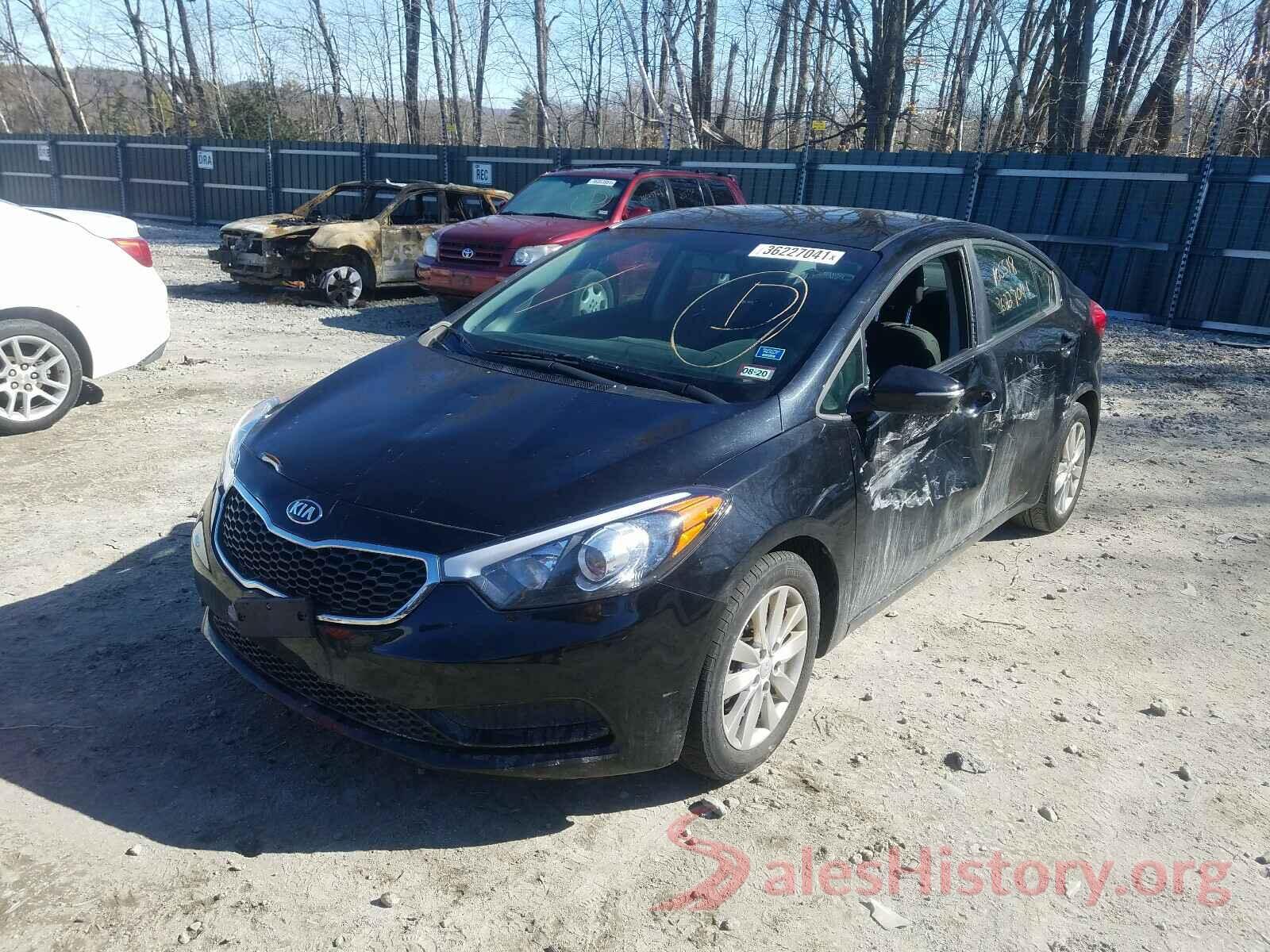 KNAFX4A65G5507809 2016 KIA FORTE