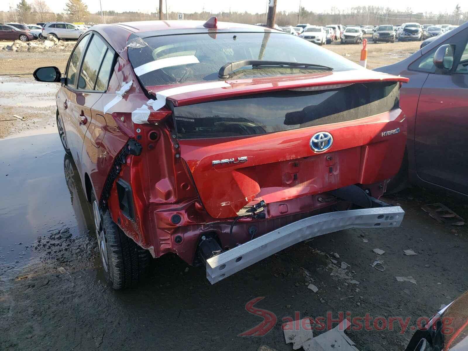 JTDKARFU4G3522711 2016 TOYOTA PRIUS