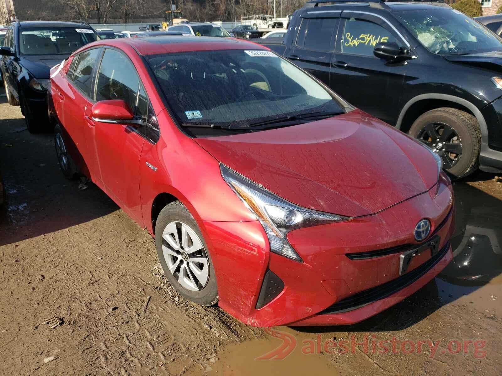 JTDKARFU4G3522711 2016 TOYOTA PRIUS