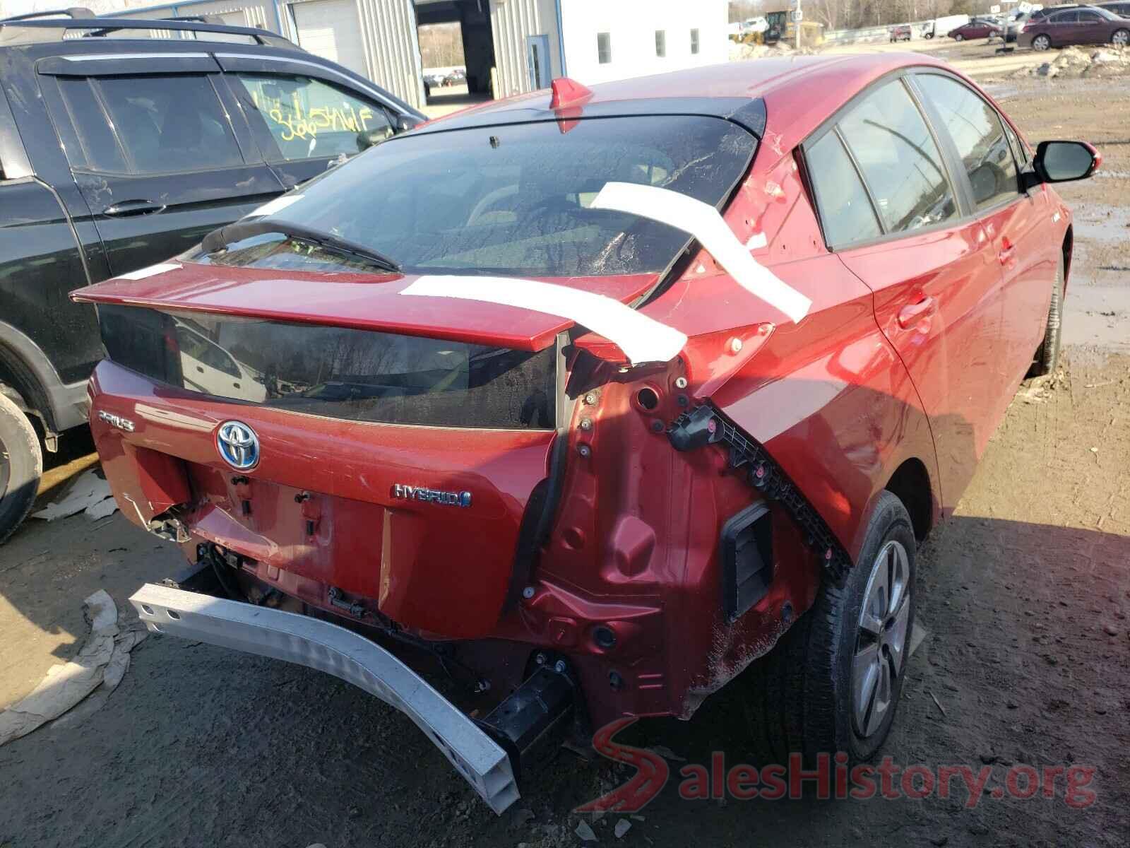 JTDKARFU4G3522711 2016 TOYOTA PRIUS