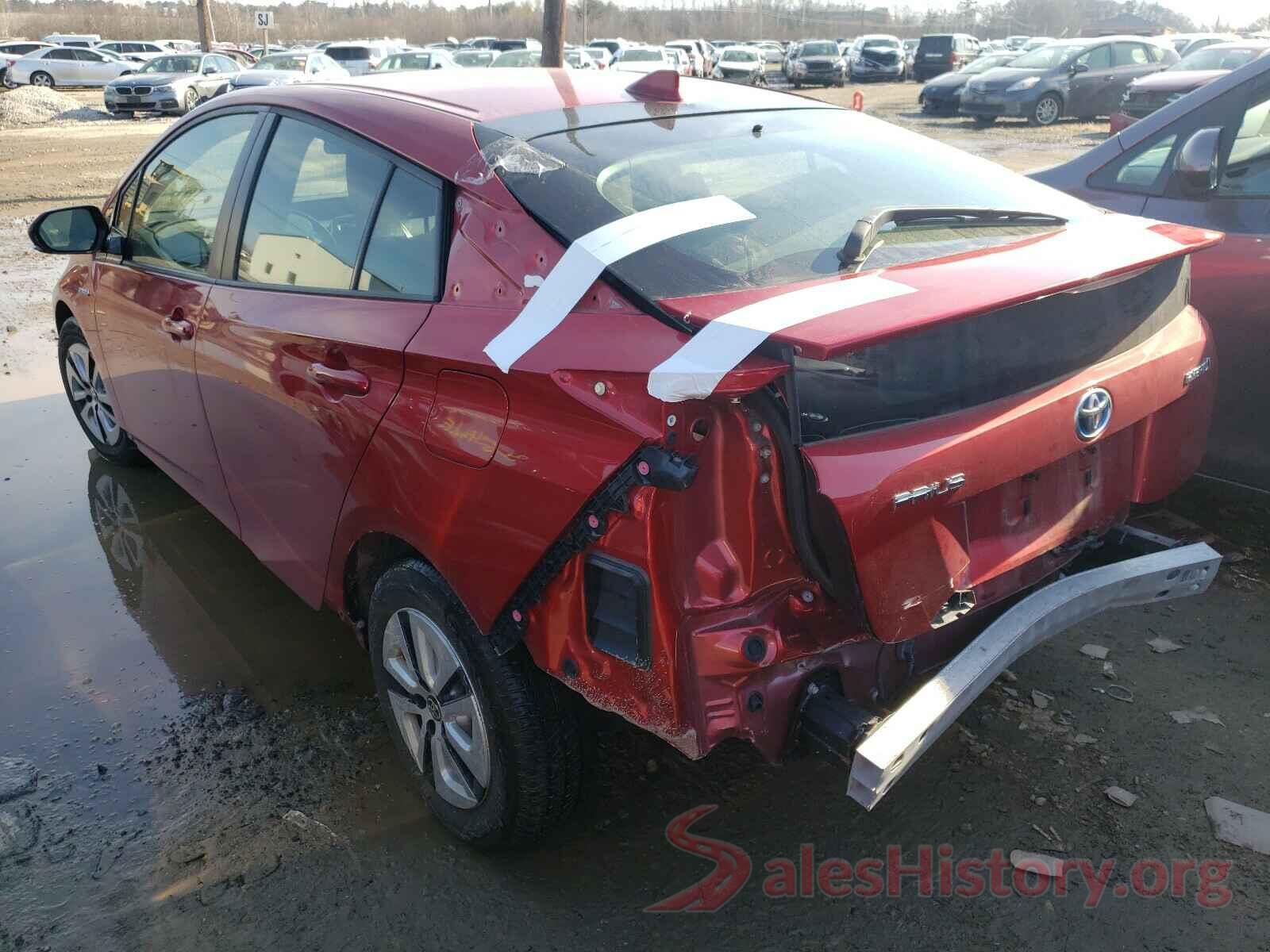 JTDKARFU4G3522711 2016 TOYOTA PRIUS