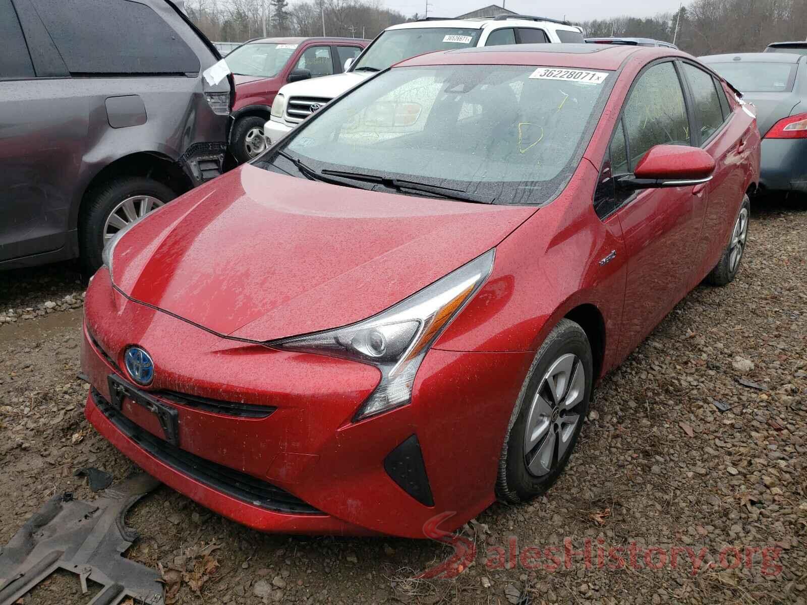 JTDKARFU4G3522711 2016 TOYOTA PRIUS