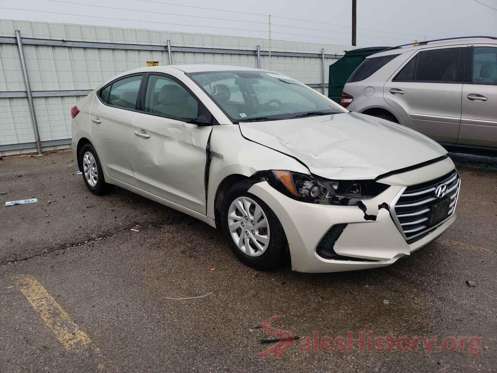 5NPD74LF4HH137560 2017 HYUNDAI ELANTRA