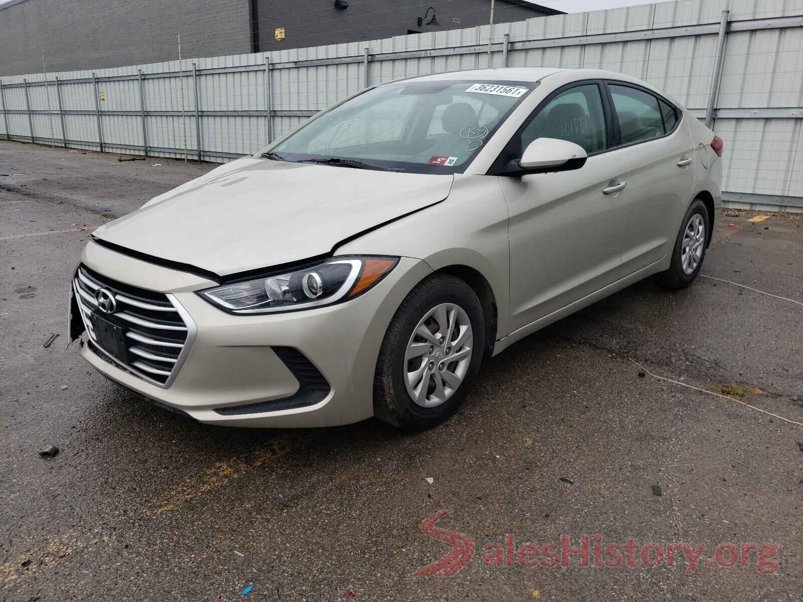 5NPD74LF4HH137560 2017 HYUNDAI ELANTRA