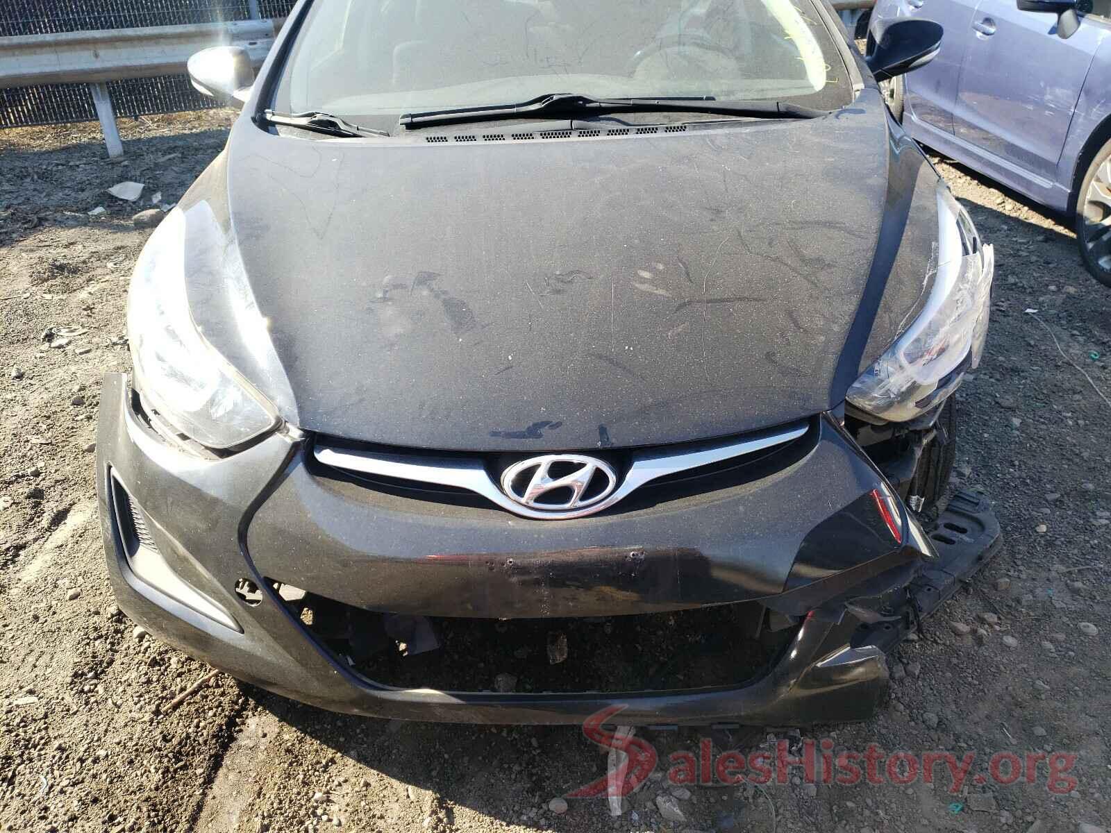 KMHDH4AEXGU485063 2016 HYUNDAI ELANTRA