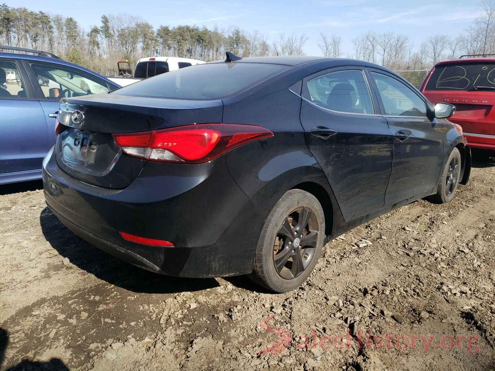 KMHDH4AEXGU485063 2016 HYUNDAI ELANTRA