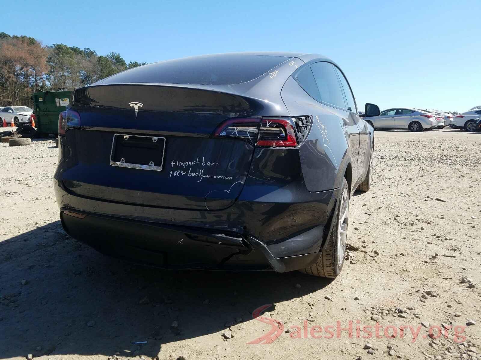 5YJYGDEE1MF086713 2021 TESLA MODEL Y