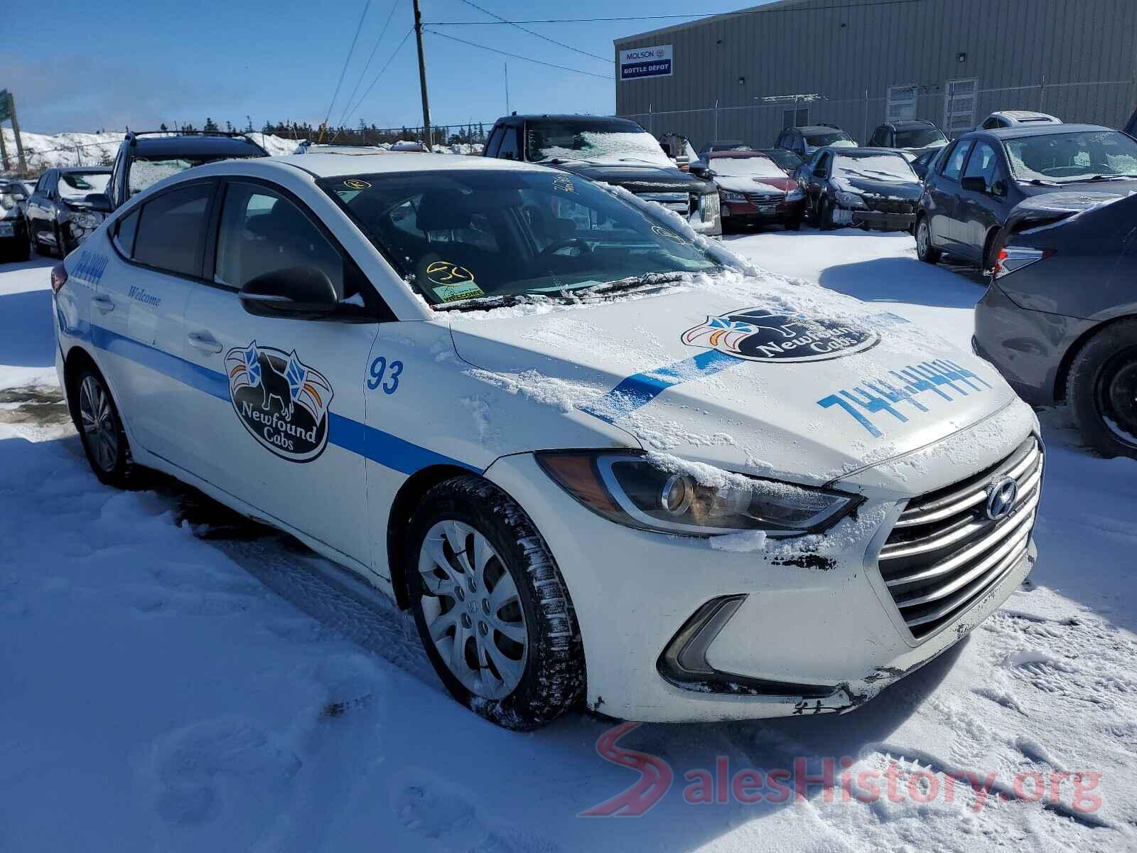 KMHD84LF0JU708160 2018 HYUNDAI ELANTRA