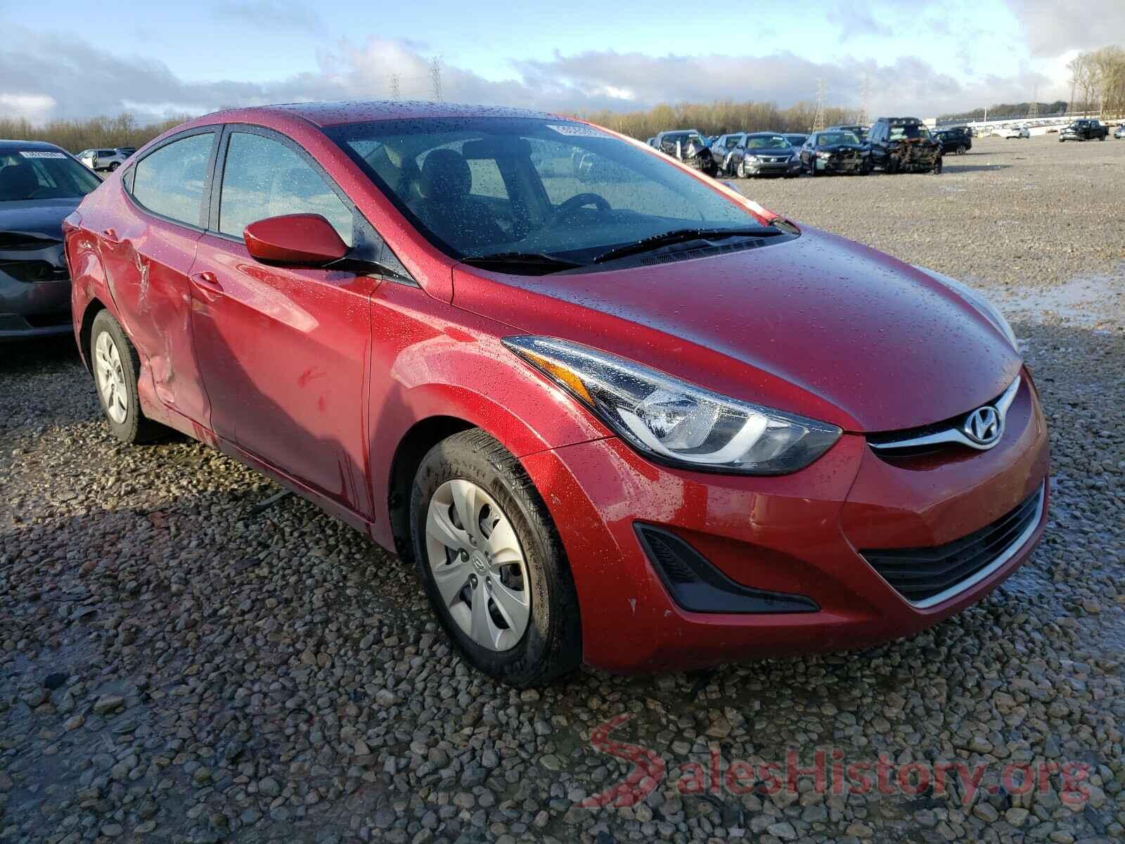 5NPDH4AE4GH754916 2016 HYUNDAI ELANTRA