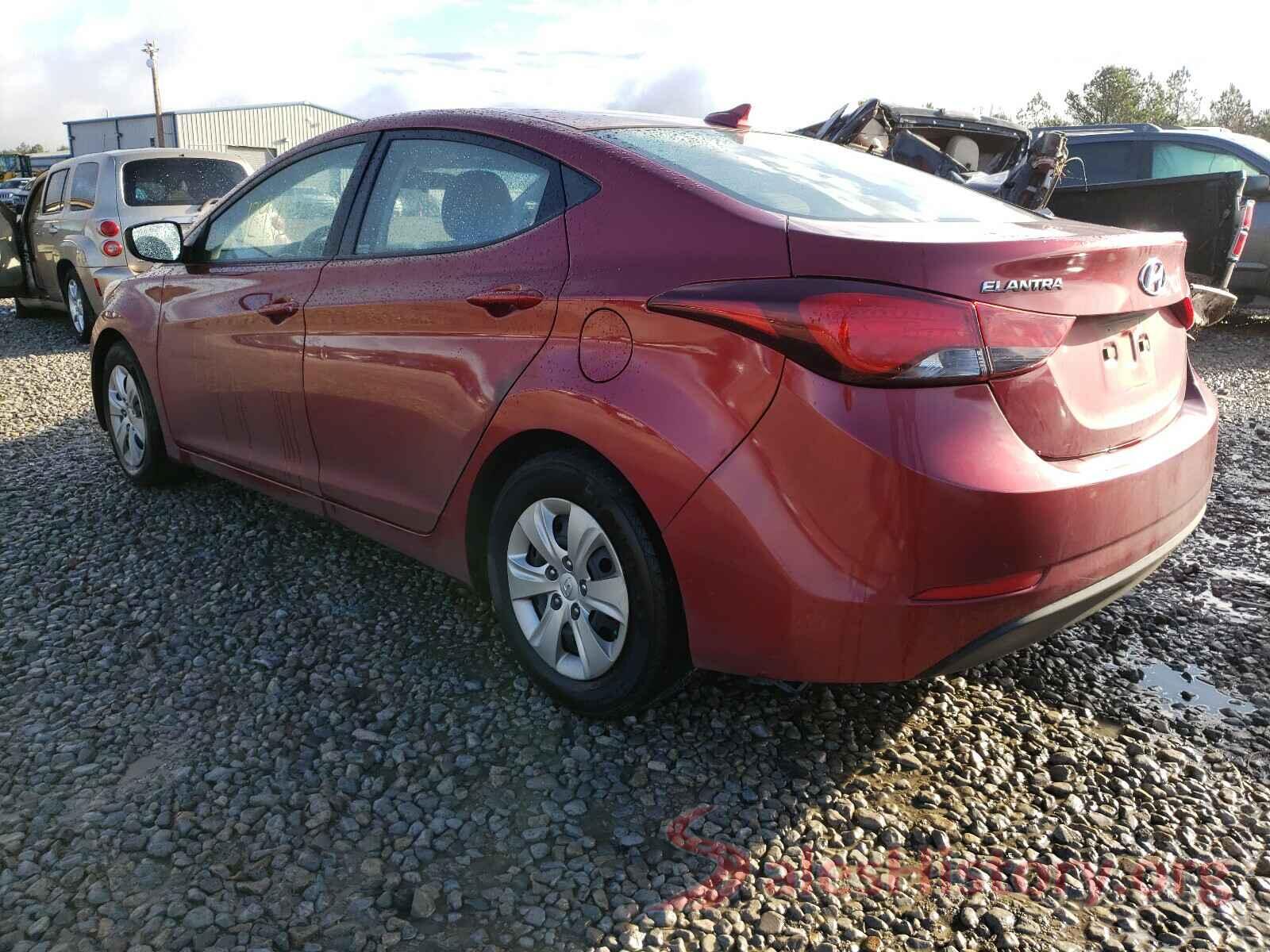 5NPDH4AE4GH754916 2016 HYUNDAI ELANTRA