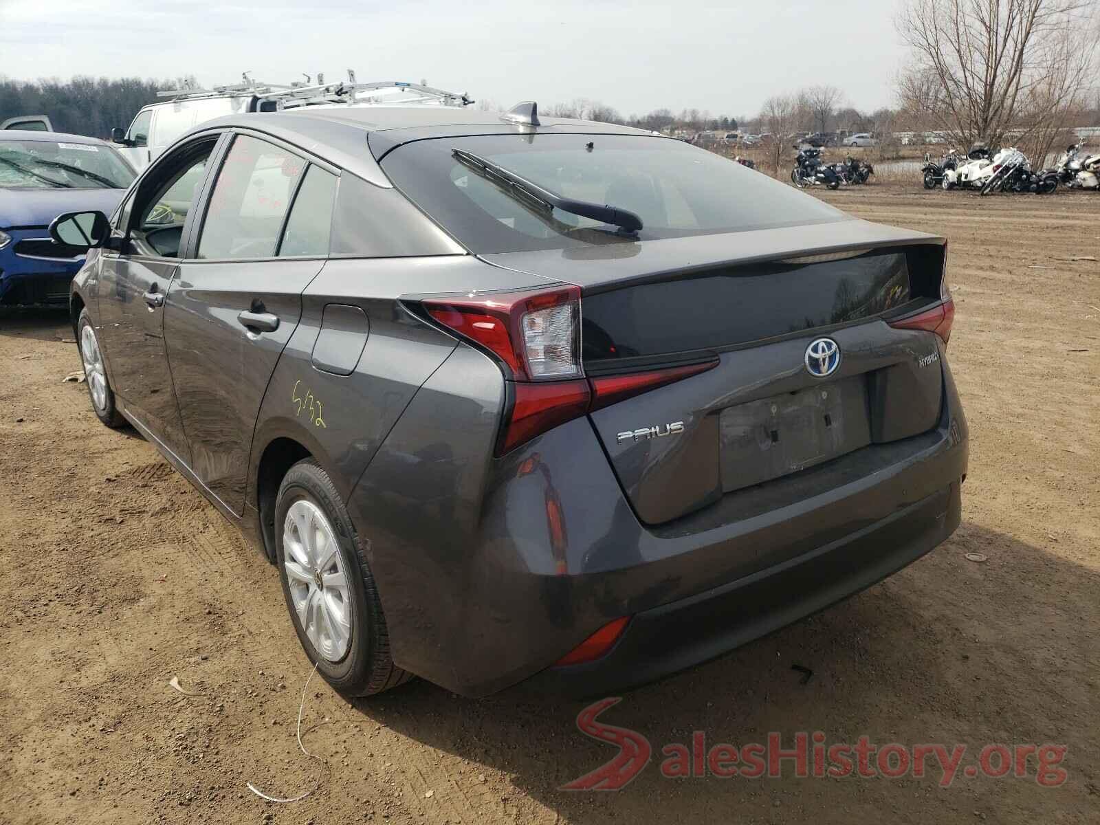 JTDKARFUXK3078470 2019 TOYOTA PRIUS